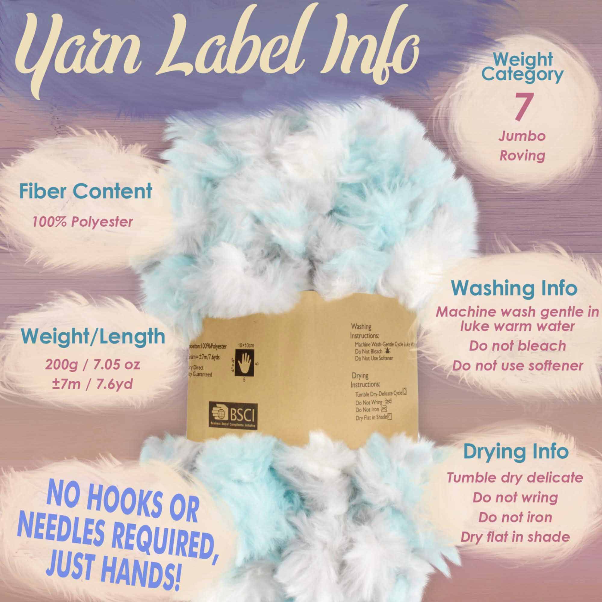 Fun Finger Fur Loops Yarn - Image 2