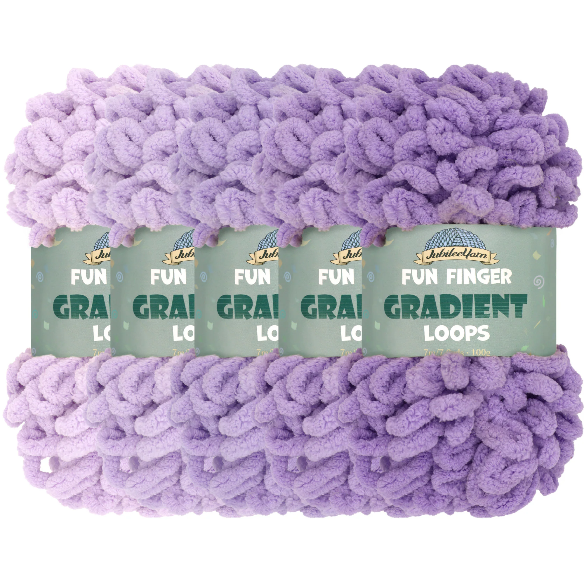 Fun Finger Gradient Loops Yarn - Image 14