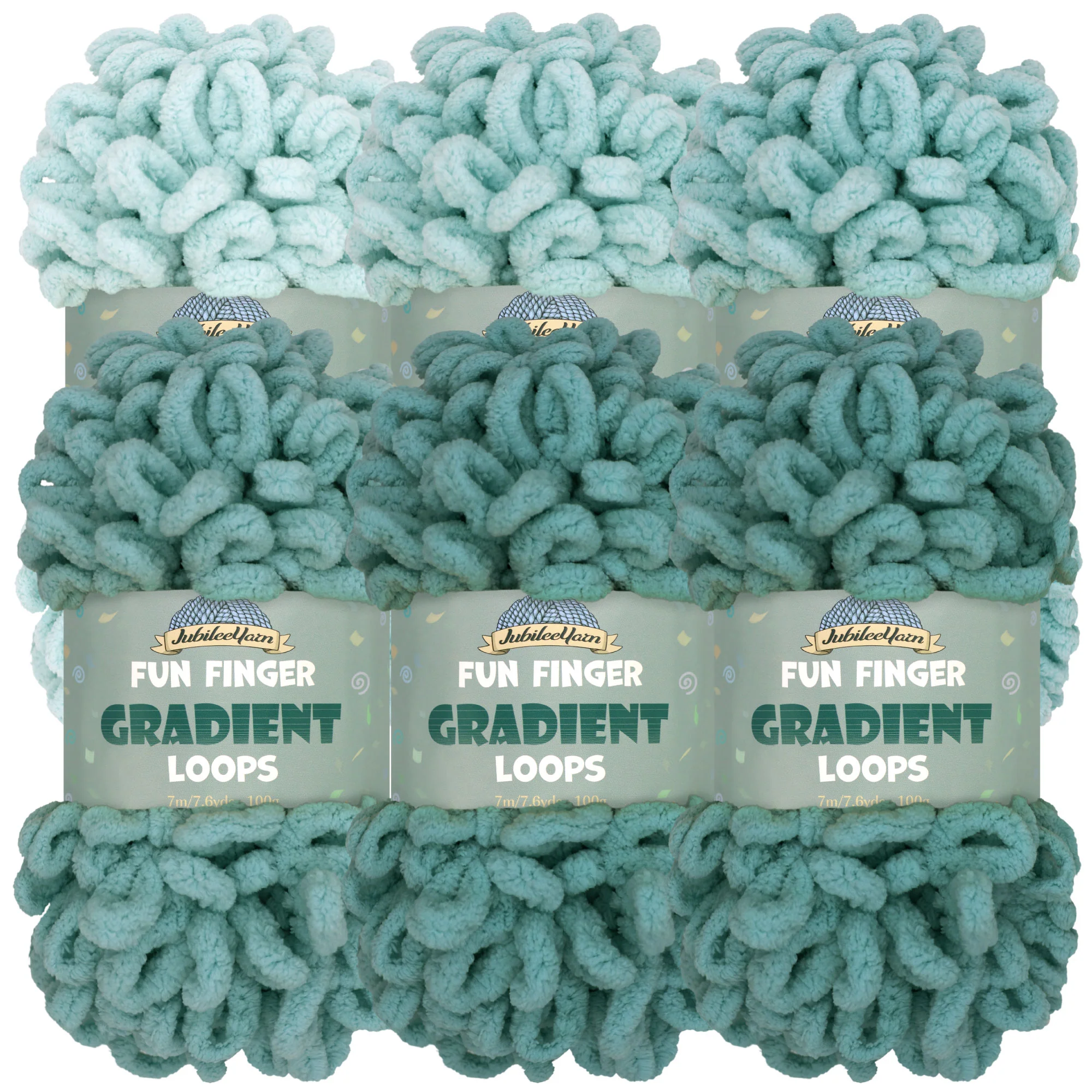 Fun Finger Gradient Loops Yarn - Image 23