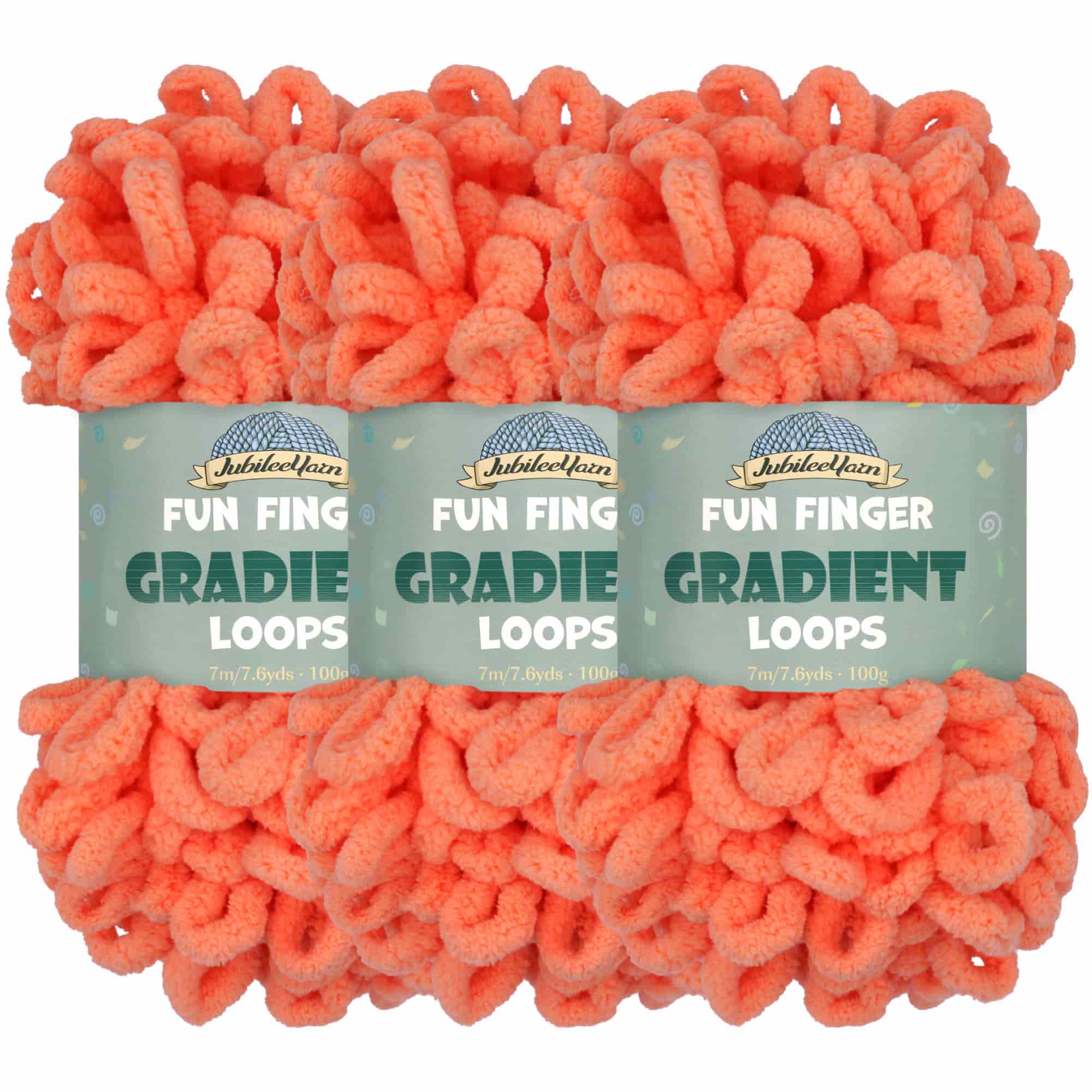 Fun Finger Gradient Loops Yarn - Image 8