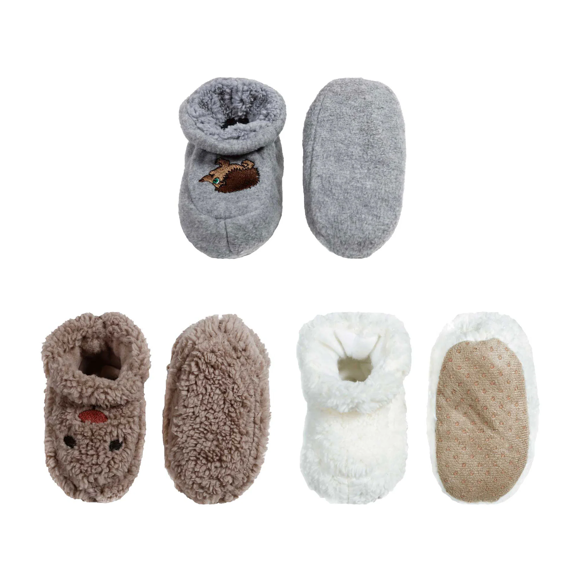 Infant Toddler Soft Furry Plush Cozy Fuzzy Booties Slippers - Image 11