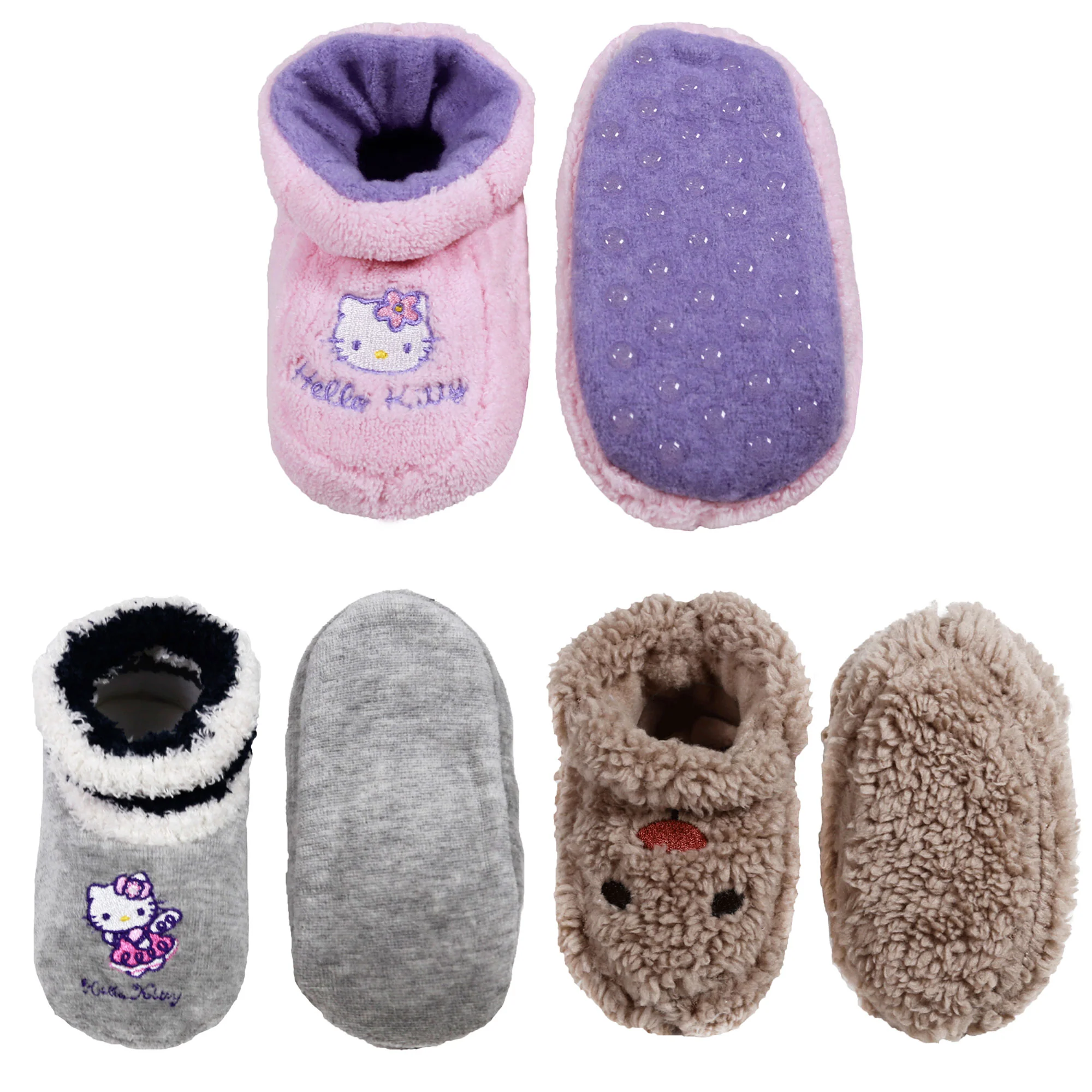 Infant Toddler Soft Furry Plush Cozy Fuzzy Booties Slippers - Image 16
