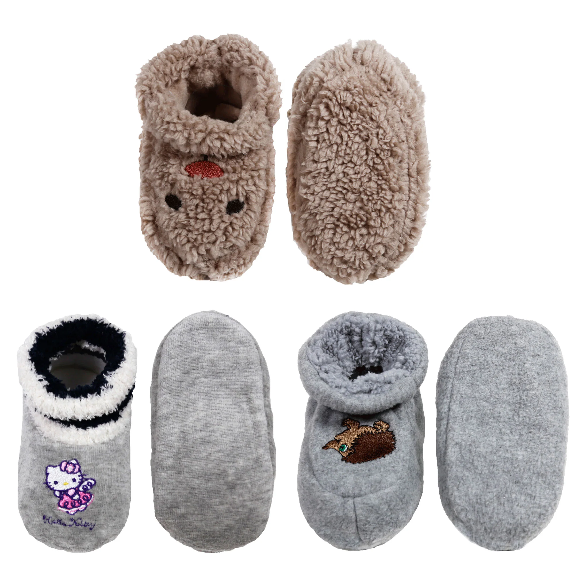 Infant Toddler Soft Furry Plush Cozy Fuzzy Booties Slippers - Image 18