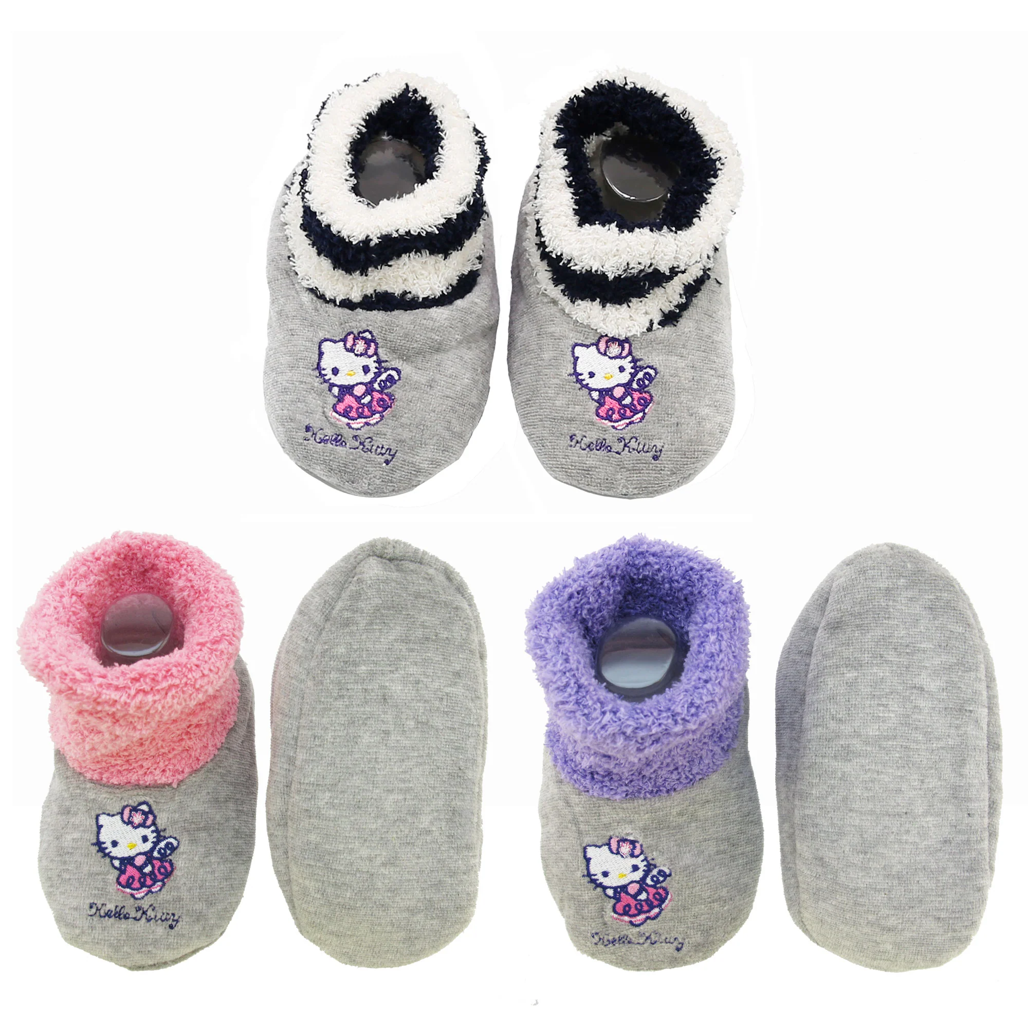 Infant Toddler Soft Furry Plush Cozy Fuzzy Booties Slippers - Image 5