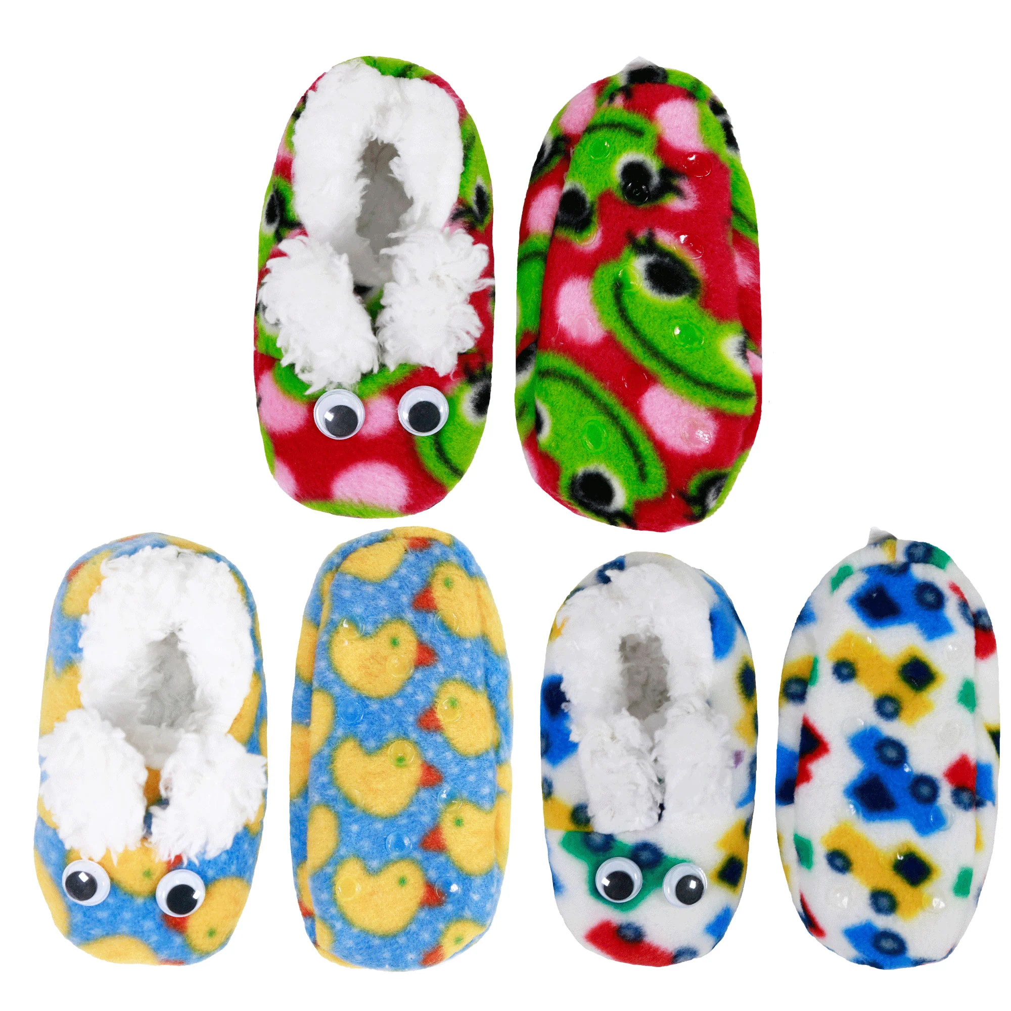 Infant Toddler Soft Furry Plush Cozy Fuzzy Nonslip Booties Slippers - Image 6