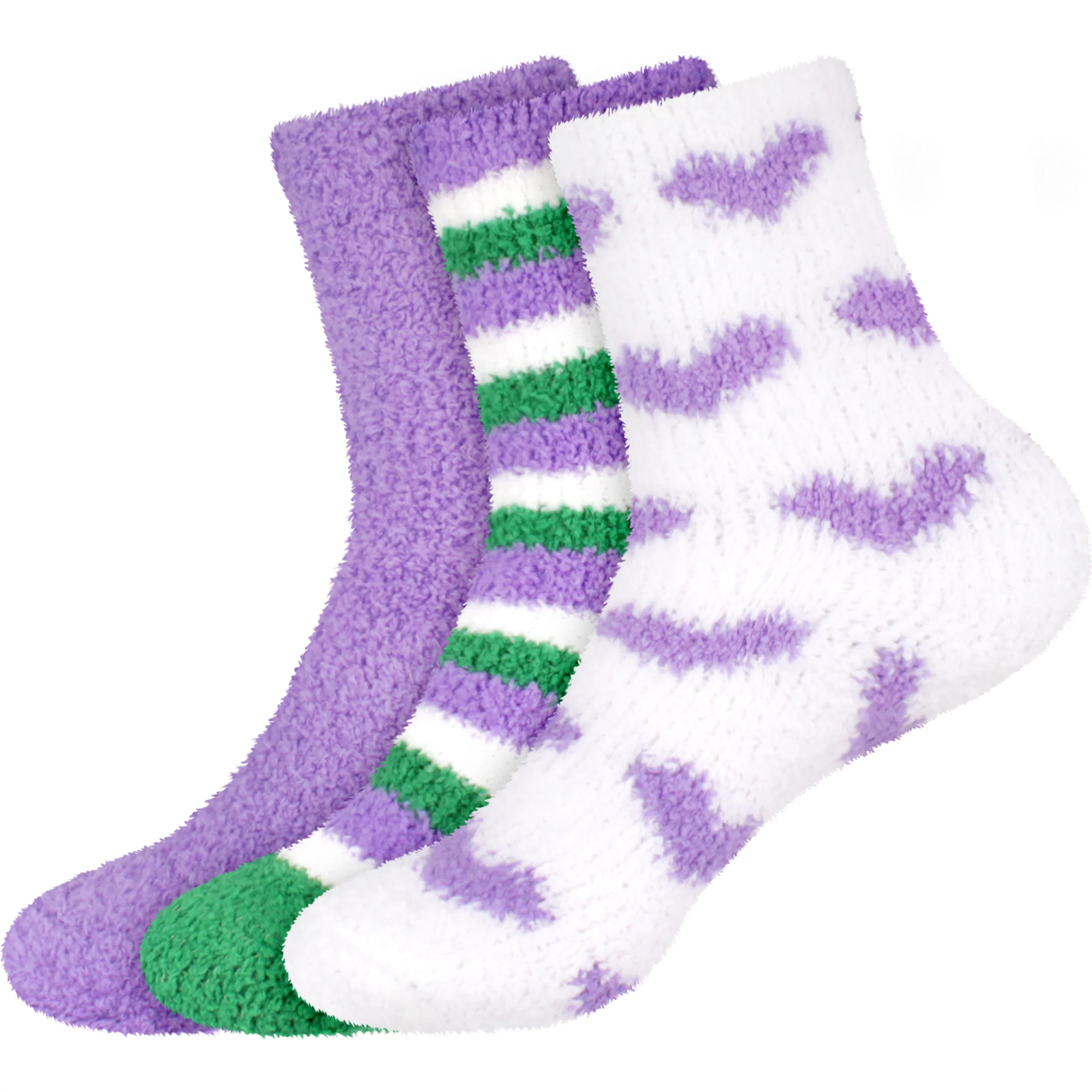Fuzzy Heart/Stripe/Solid Sock Assortments - Image 36