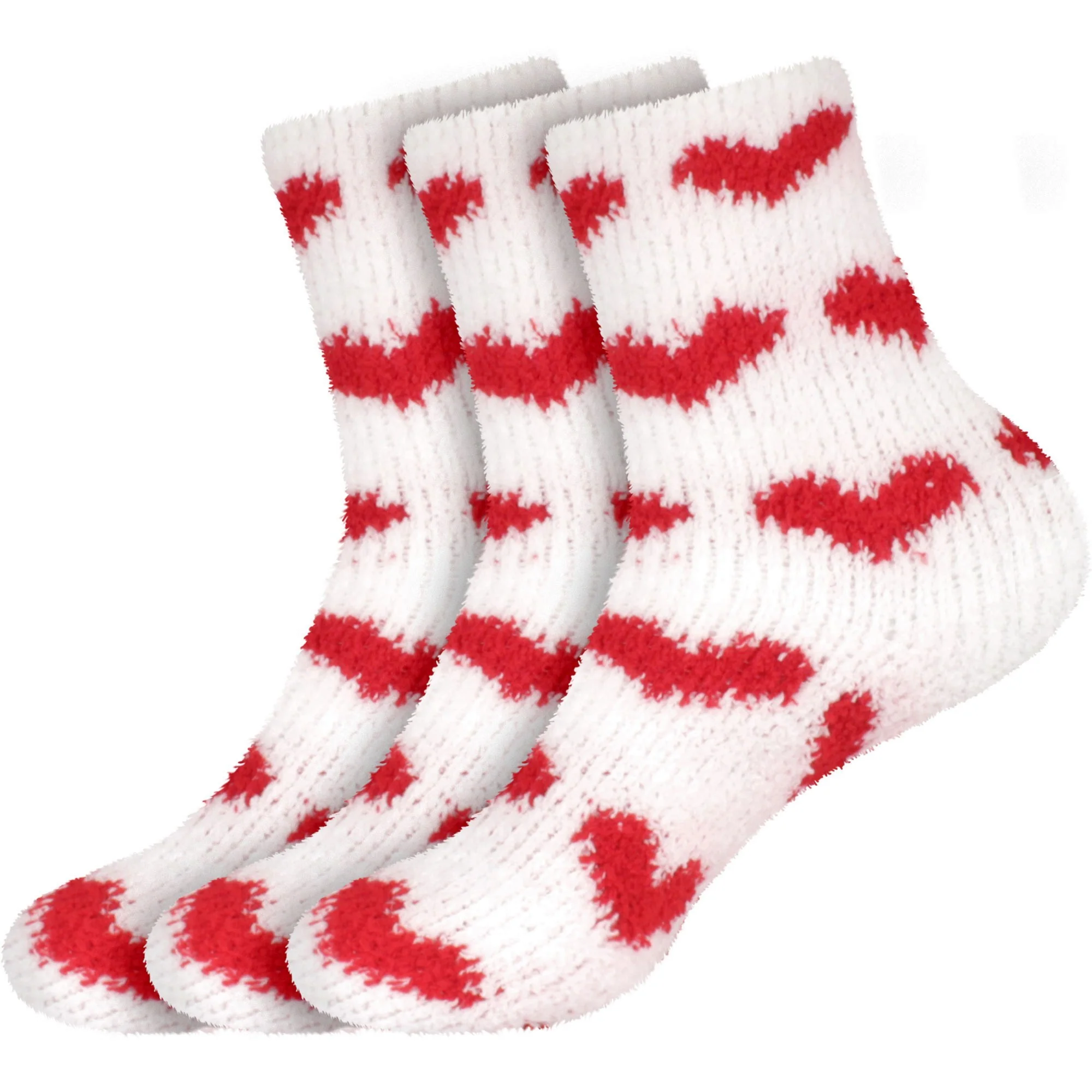 Fuzzy Heart/Stripe/Solid Sock Assortments - Image 46