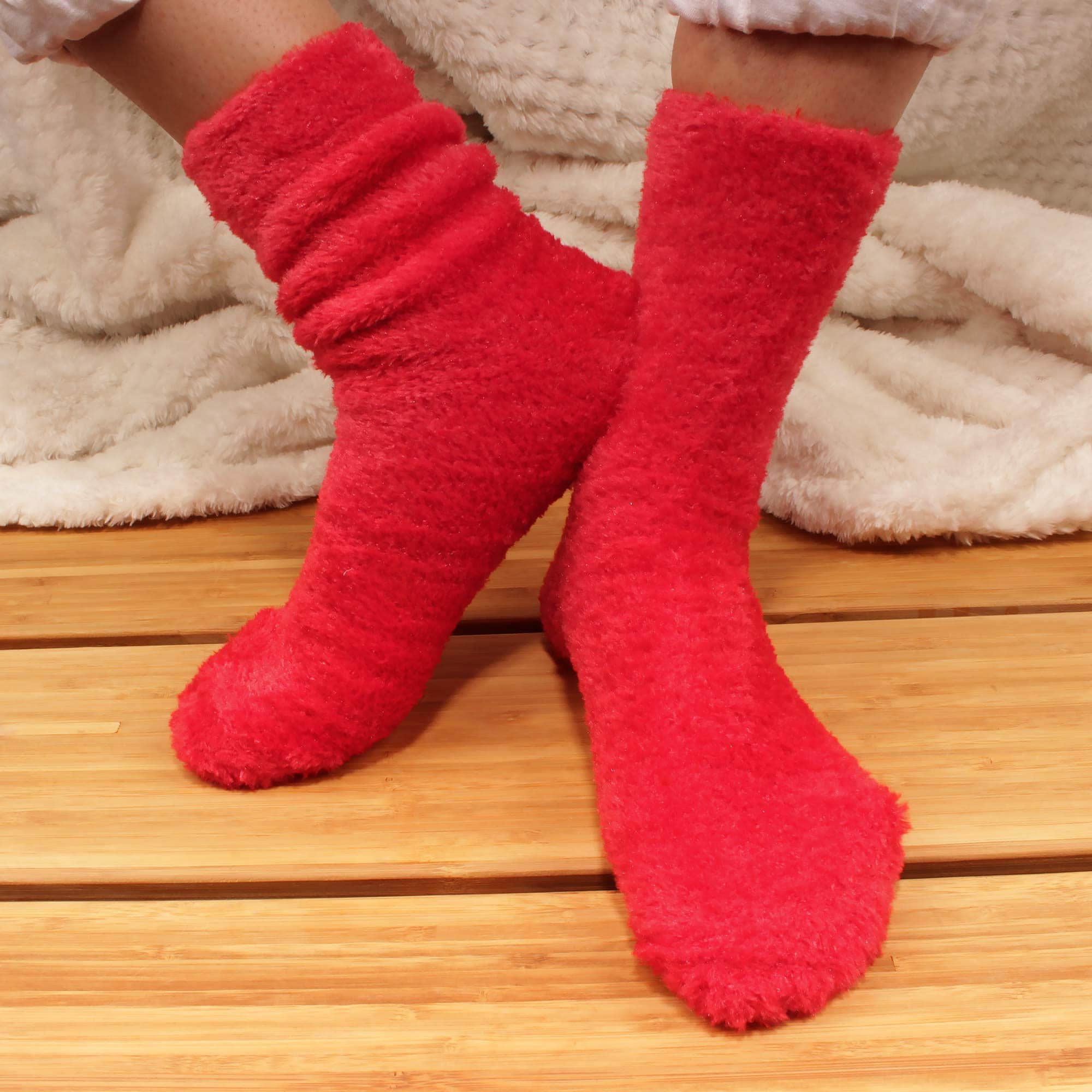 Fuzzy Heart/Stripe/Solid Sock Assortments - Image 6