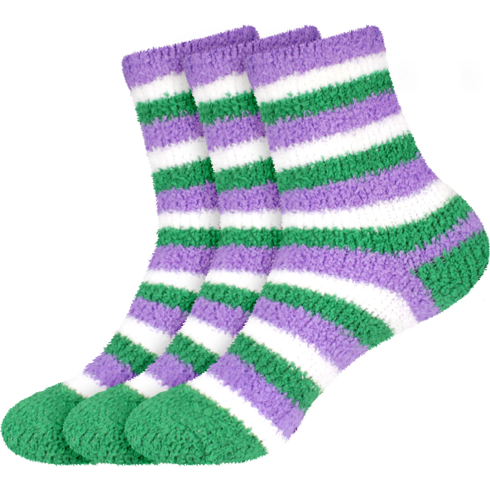 Fuzzy Heart/Stripe/Solid Sock Assortments - Image 67