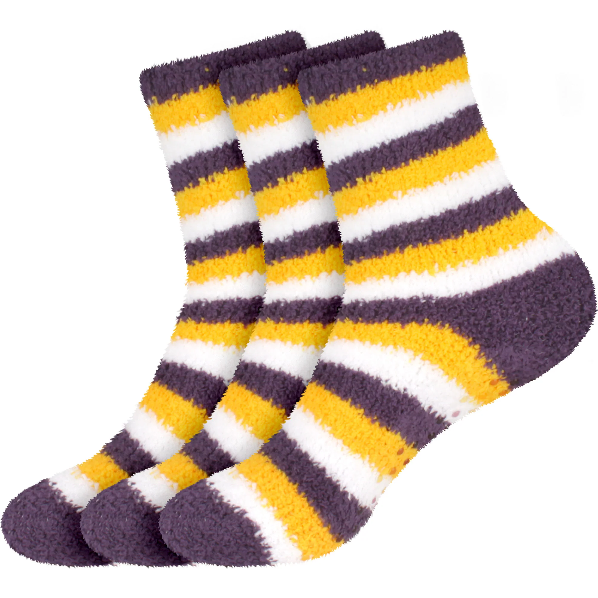 Fuzzy Heart/Stripe/Solid Sock Assortments - Image 75
