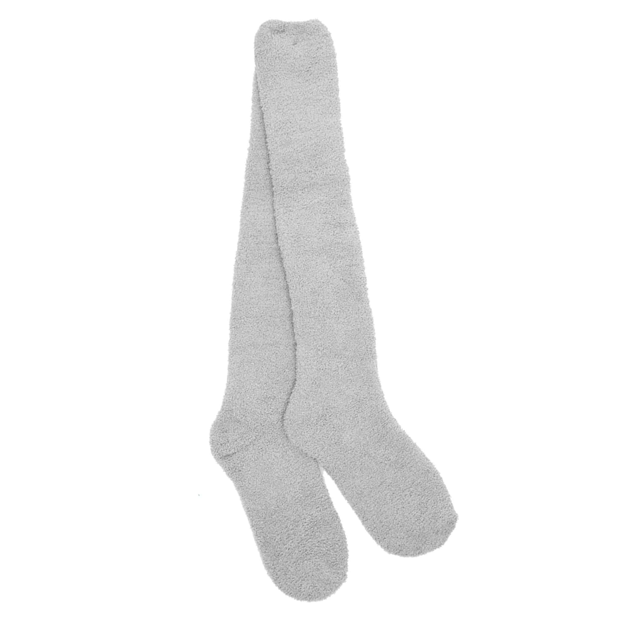 Women's Fuzzy Patterned Knee High Socks - Image 16