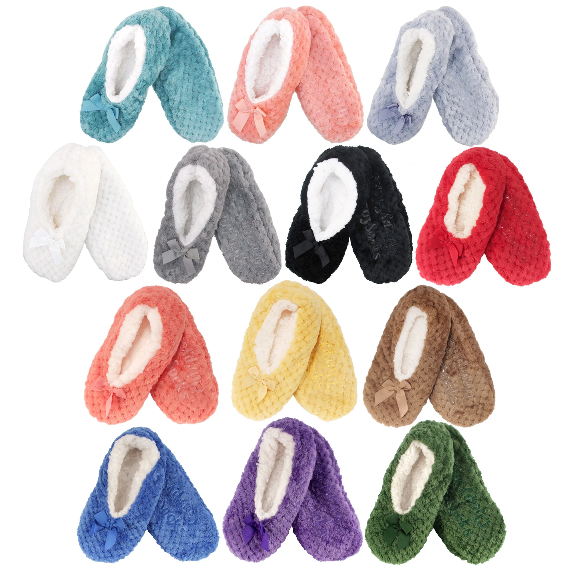 Women Soft Touch Slippers: 2 Pairs