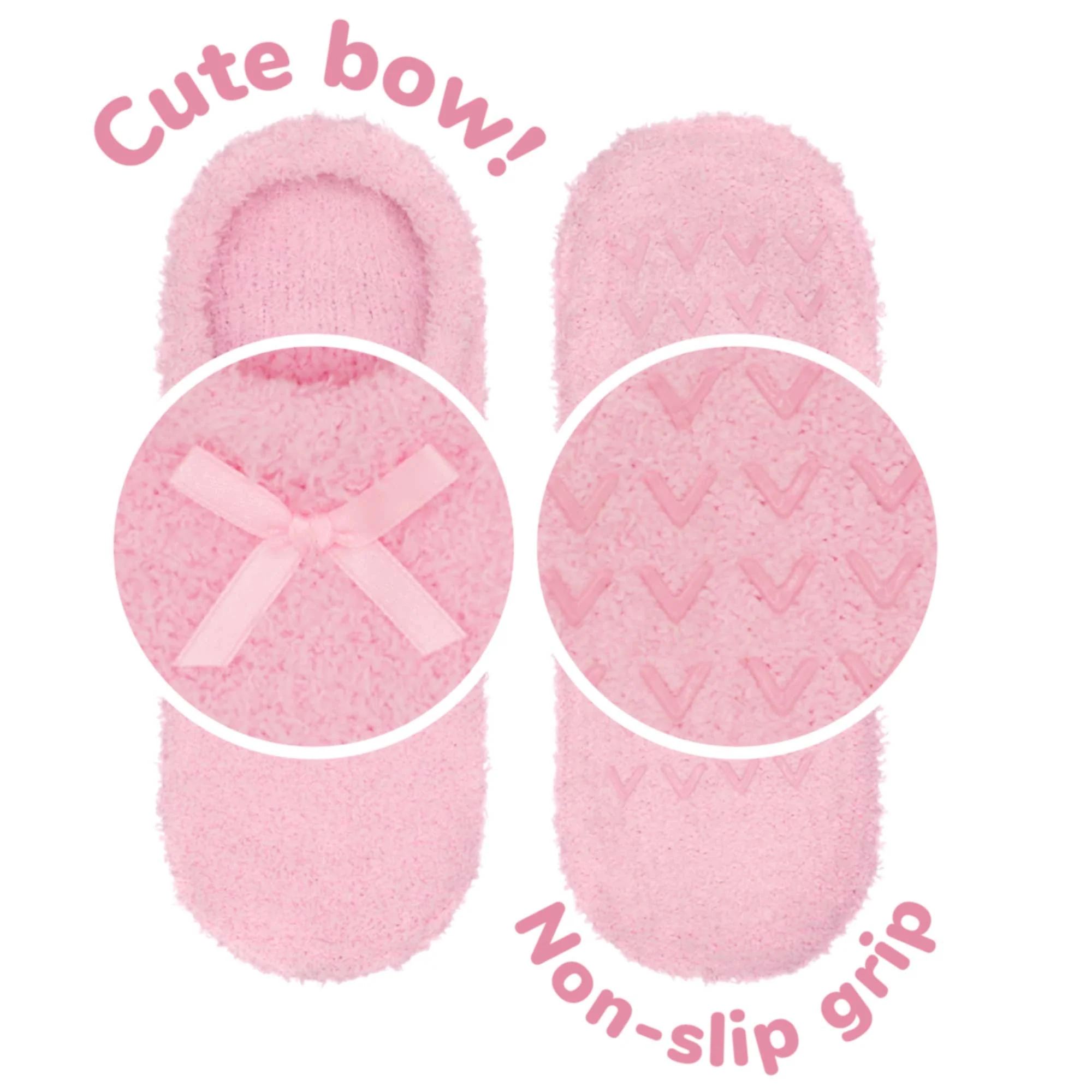 Women's Fuzzy Low Cut Non-Slip Travel Slippers - Image 5