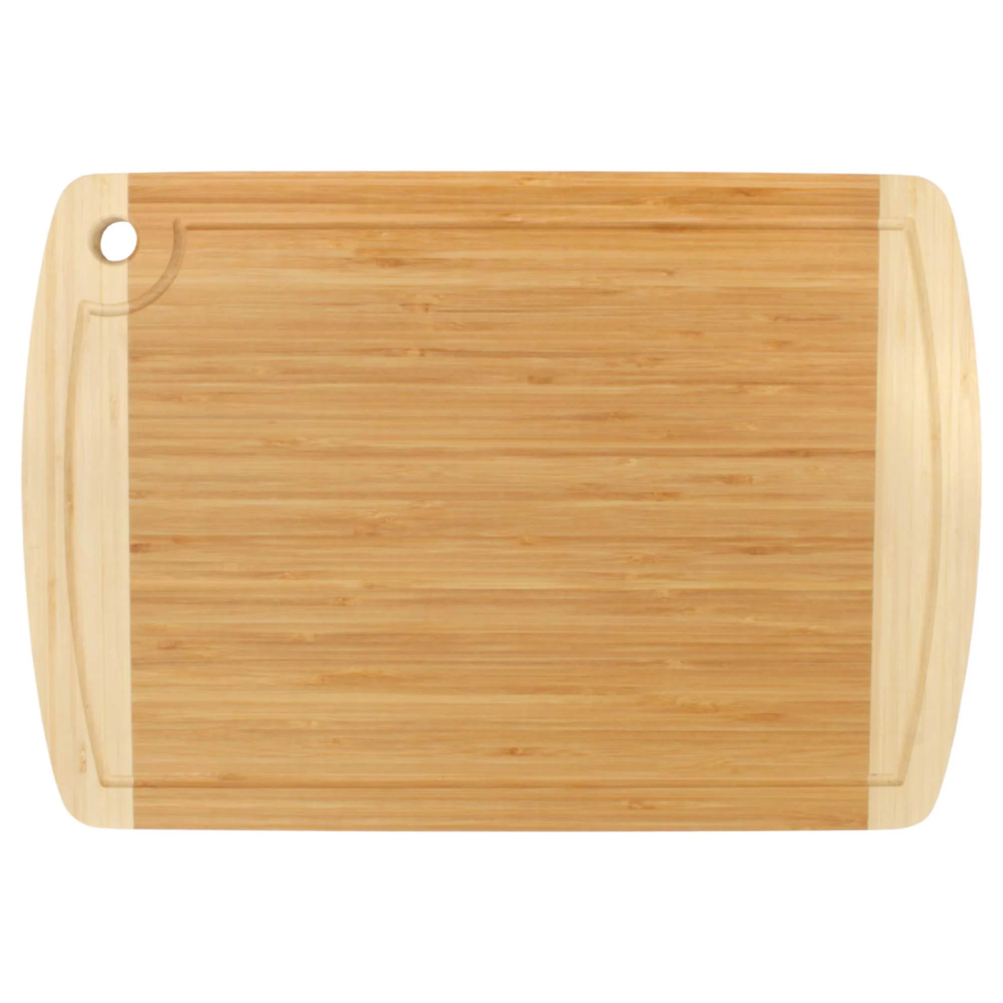 Grooved Two-Tone Bamboo Cutting Board 17.25" x 11.75" x 0.75" - Image 6