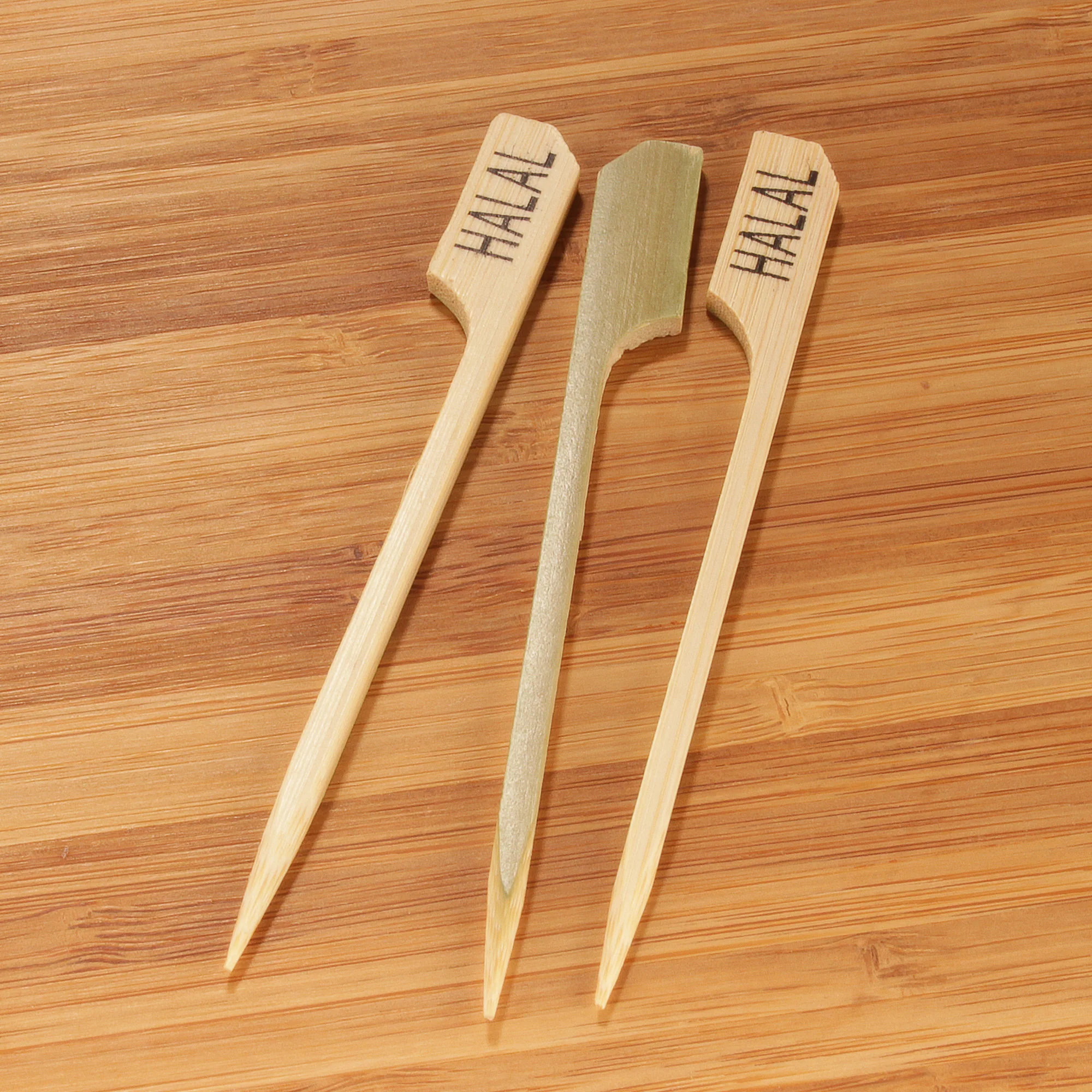 Halal Paddle Bamboo Food Picks - Image 4