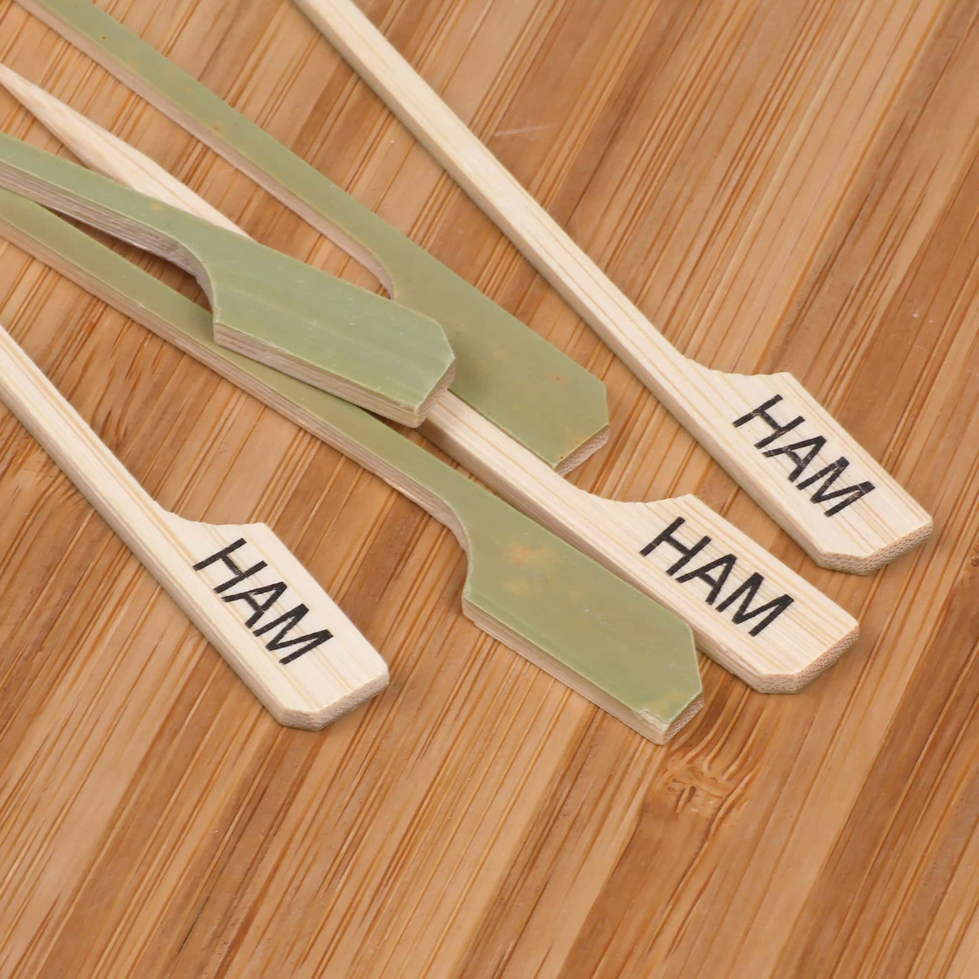 Ham Paddle Bamboo Food Picks - Image 5