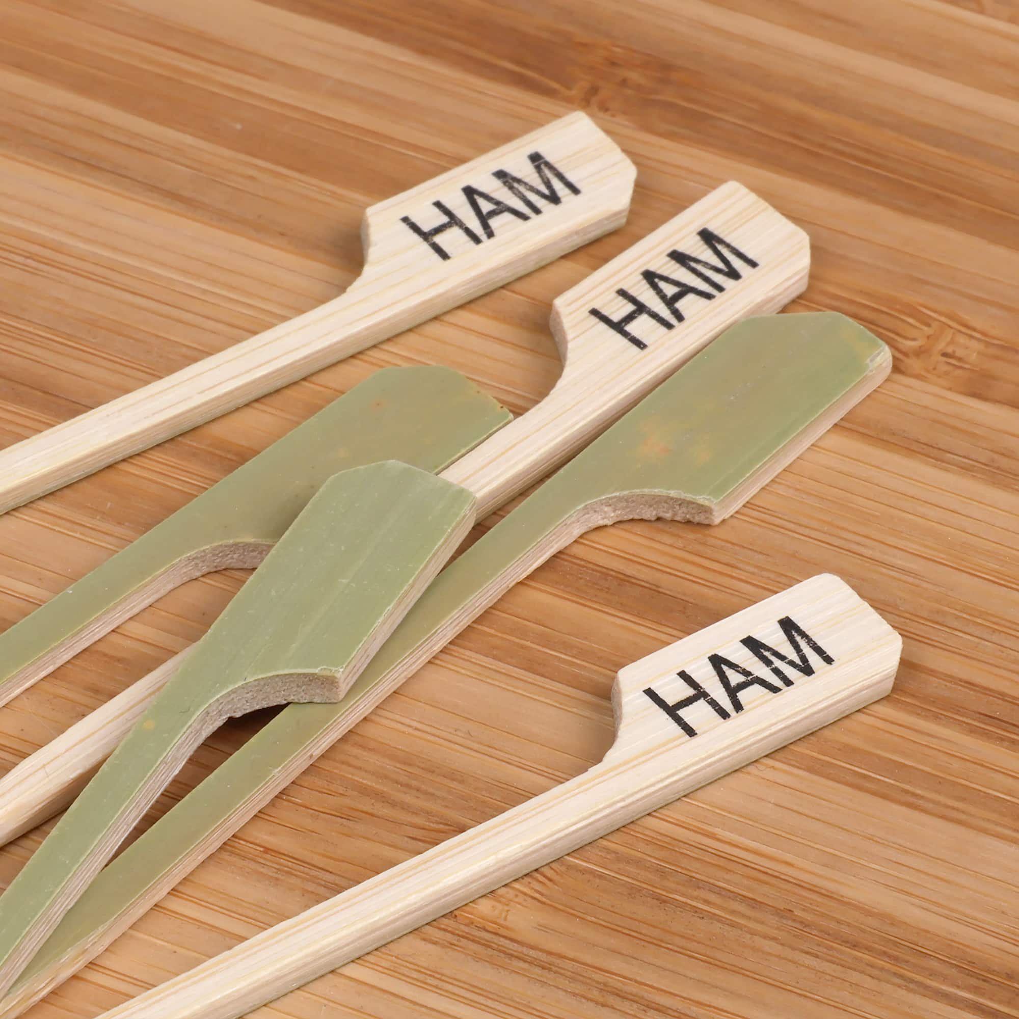 Ham Paddle Bamboo Food Picks - Image 6