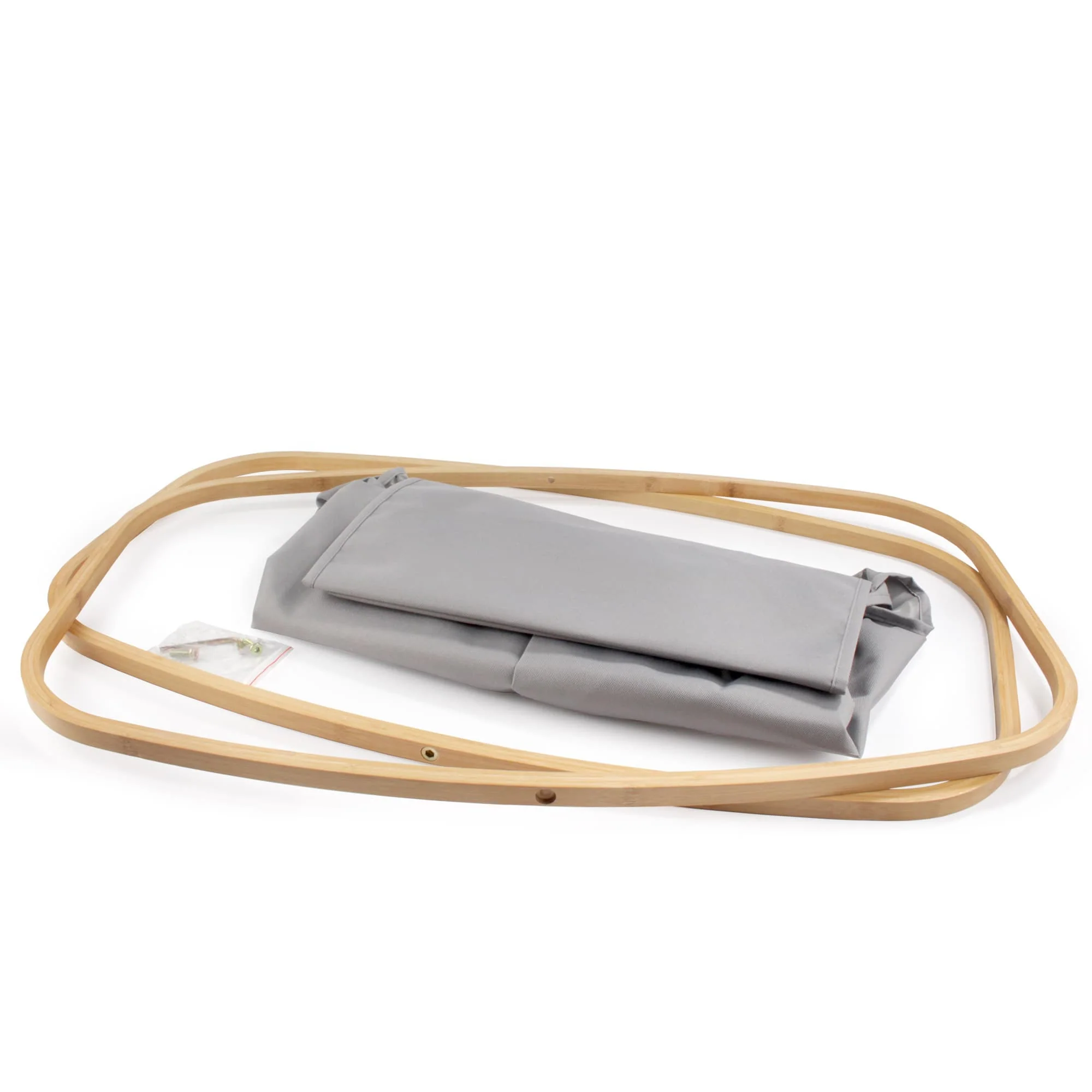 Oval XL Bamboo Hampers with Lid - Image 11