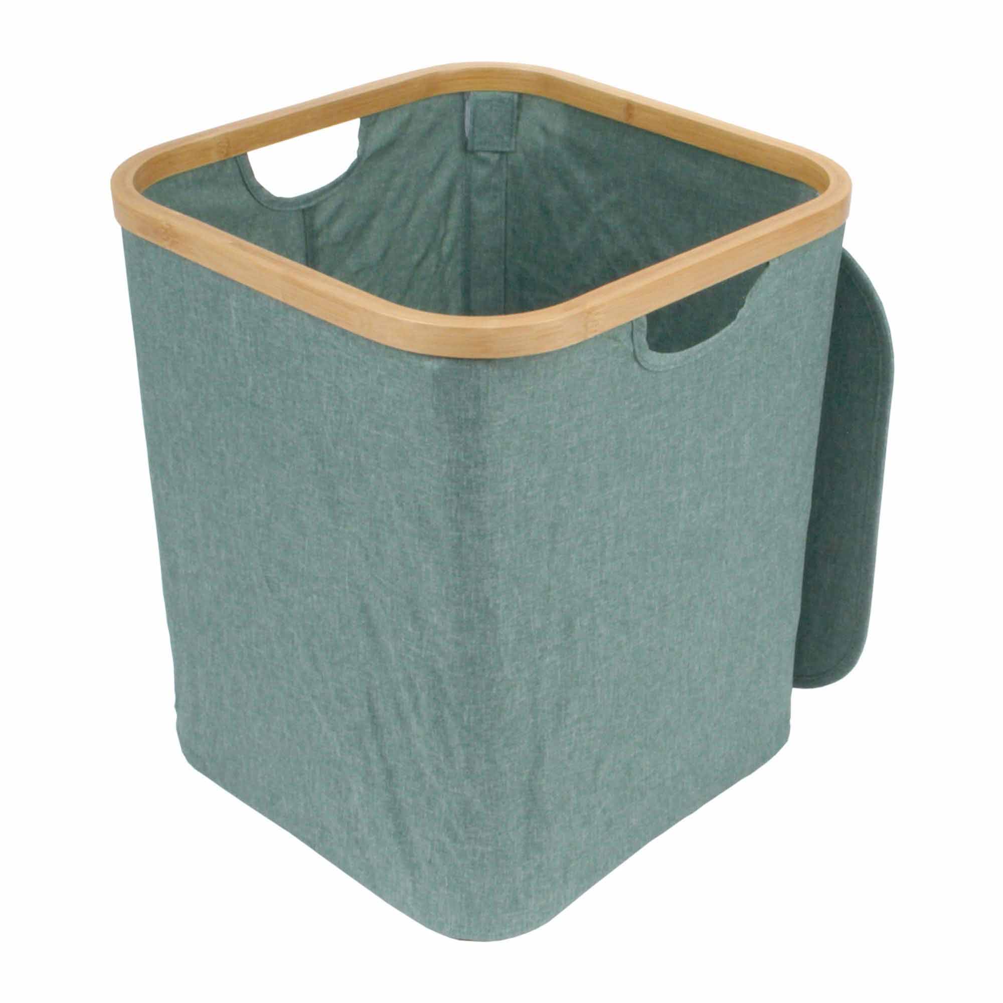 Square Bamboo Hampers with Lid - Image 5