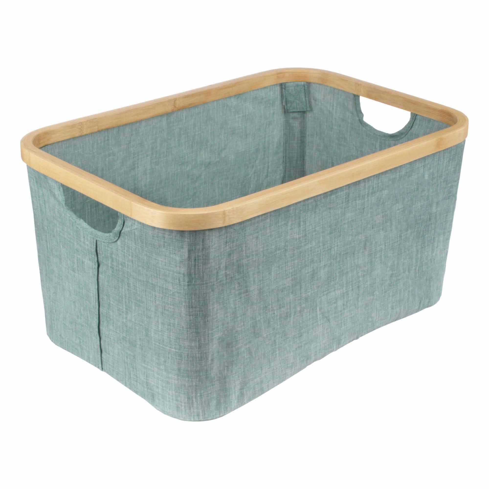Rectangular Medium Bamboo Hampers - Image 2