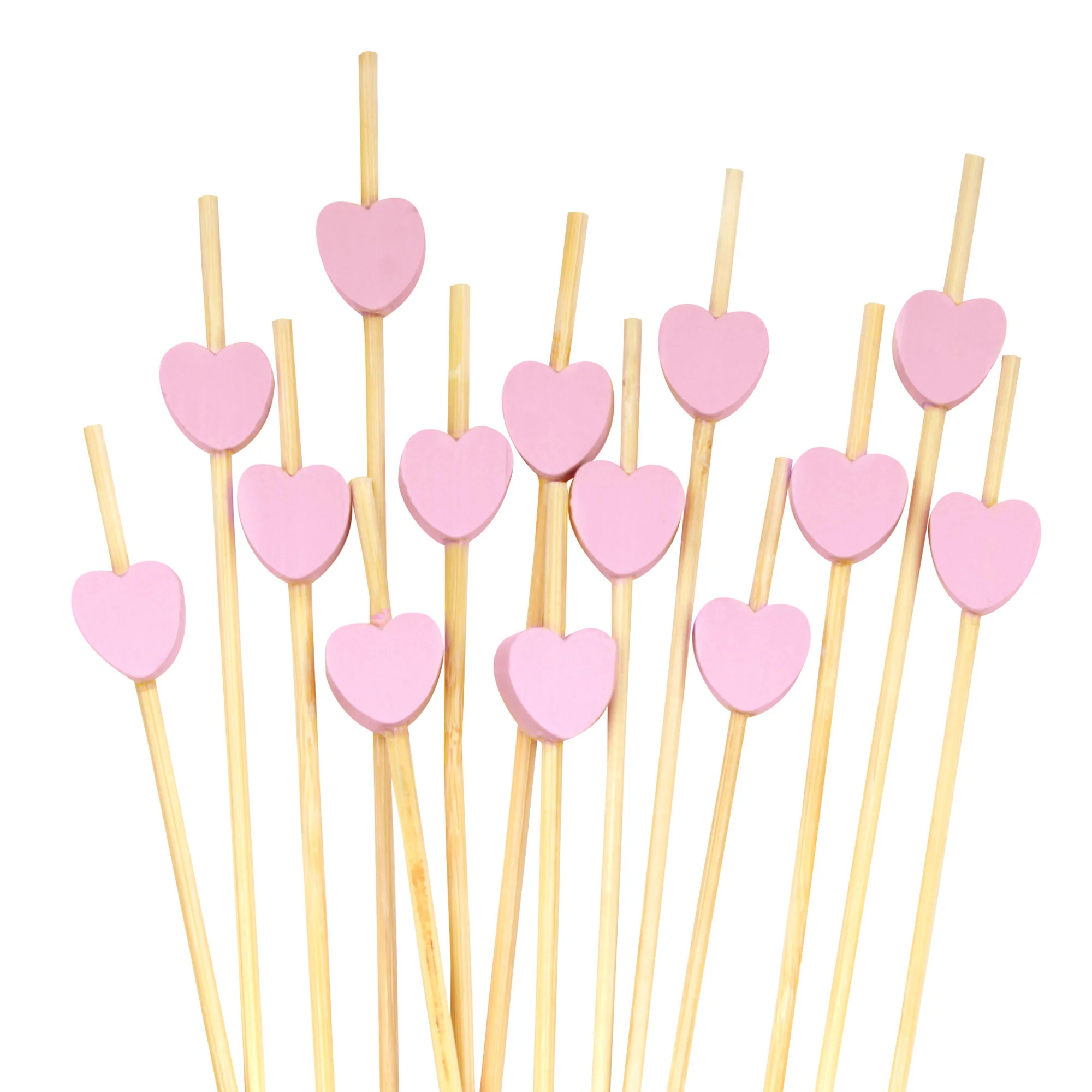 Heart Bamboo Food Picks - Image 12