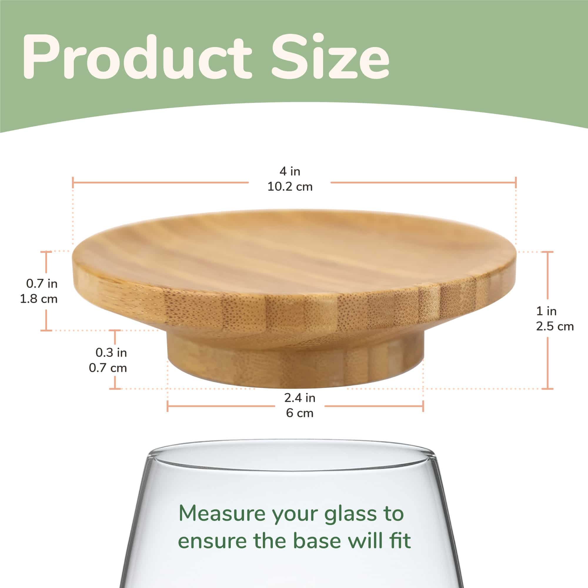 Wine Glass Topper Appetizer Plate - Image 2