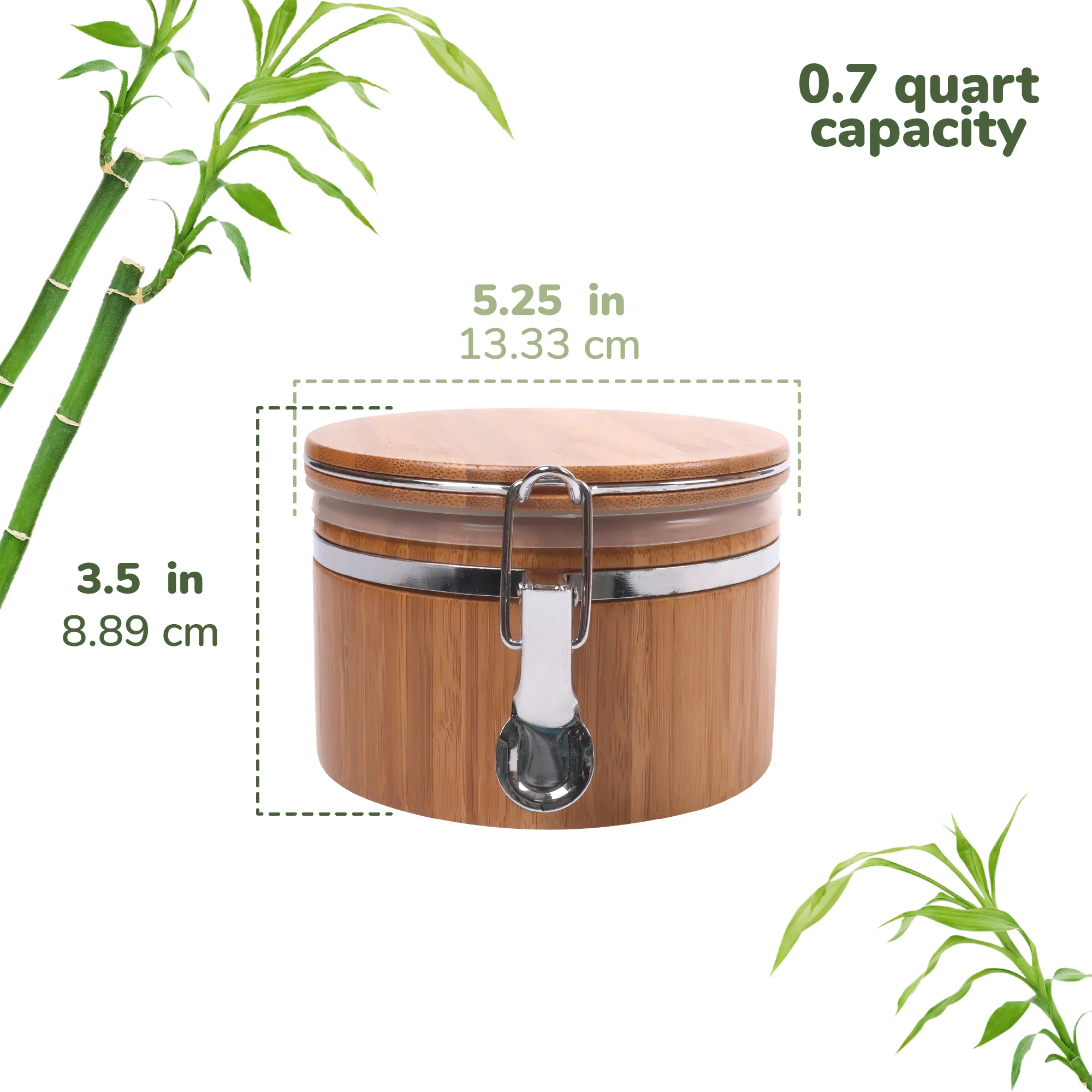 Hinged Cylindrical Small Bamboo Containers - Image 3