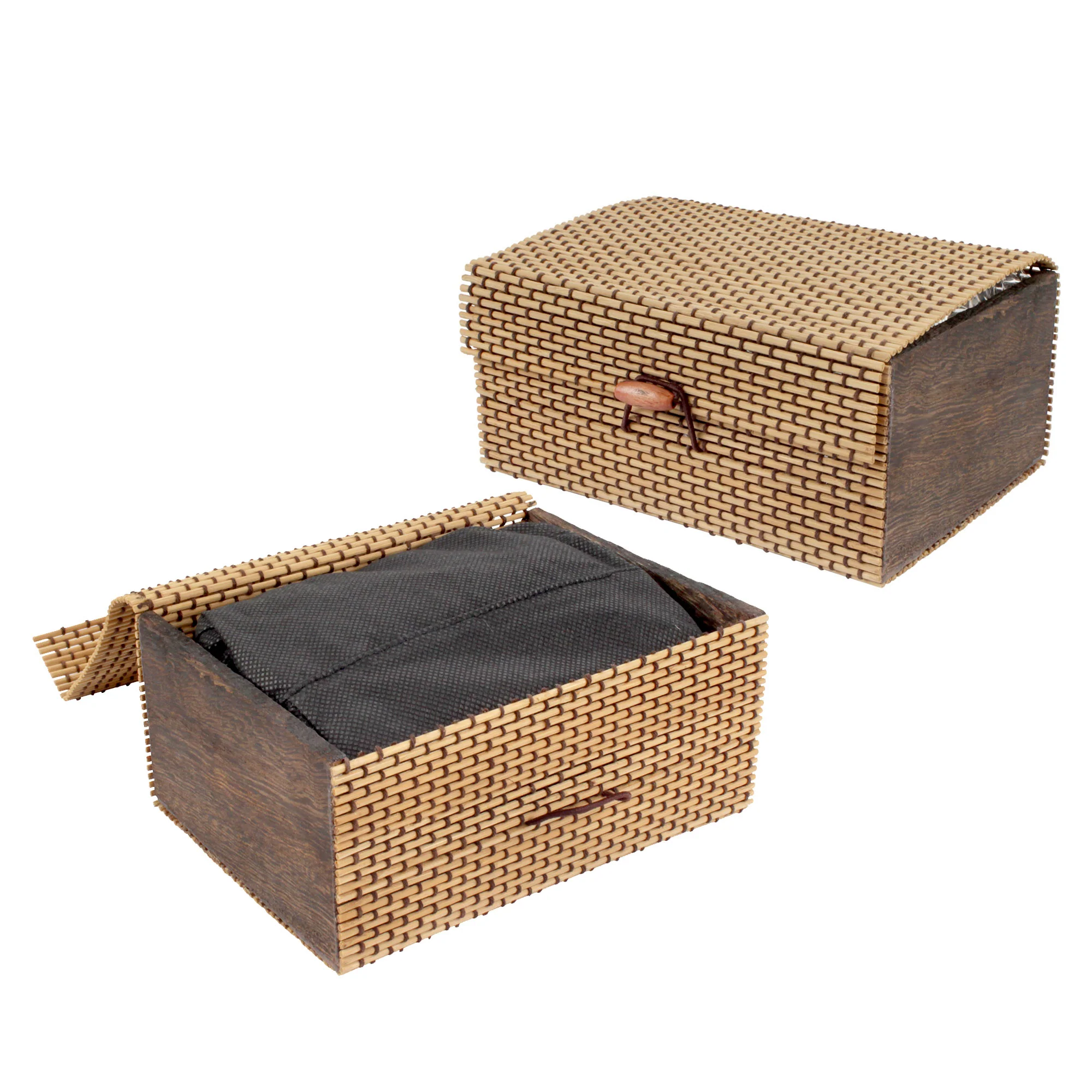 Bamboo Charcoal Odor Absorber Bag in Decorative 6.25" x 4.75" x 3" Box - Image 7
