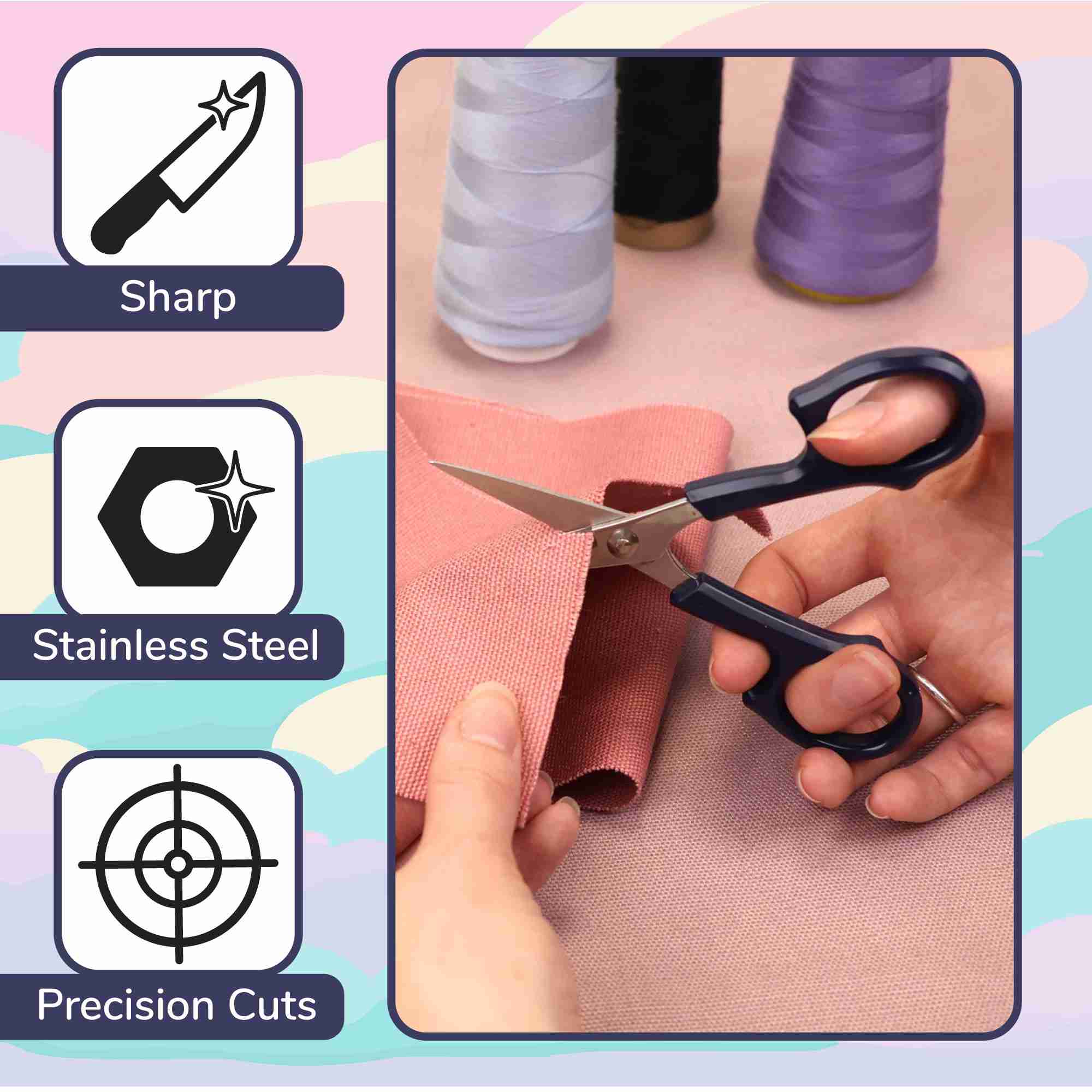 Coated Embroidery Scissors - Image 4