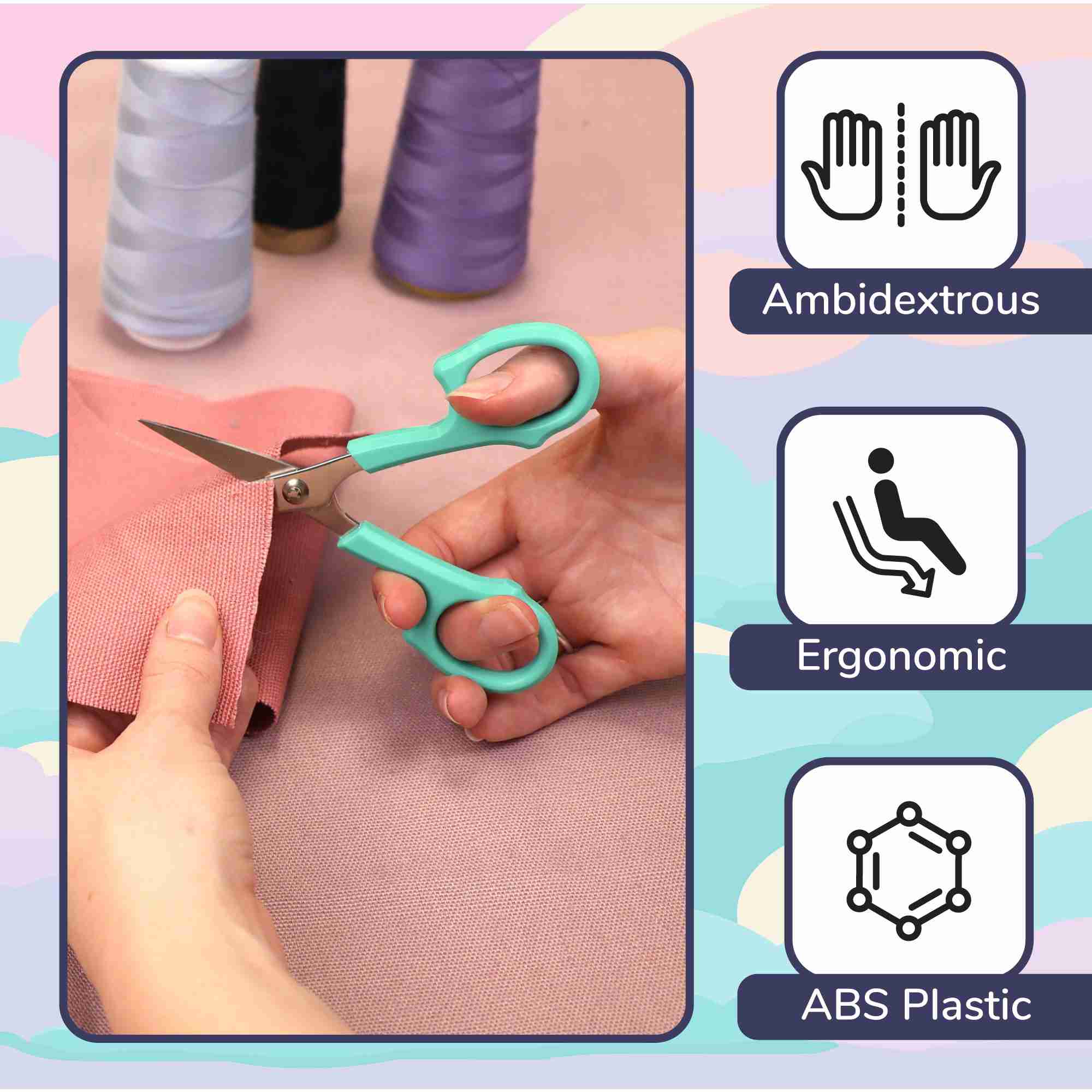 Coated Embroidery Scissors - Image 5