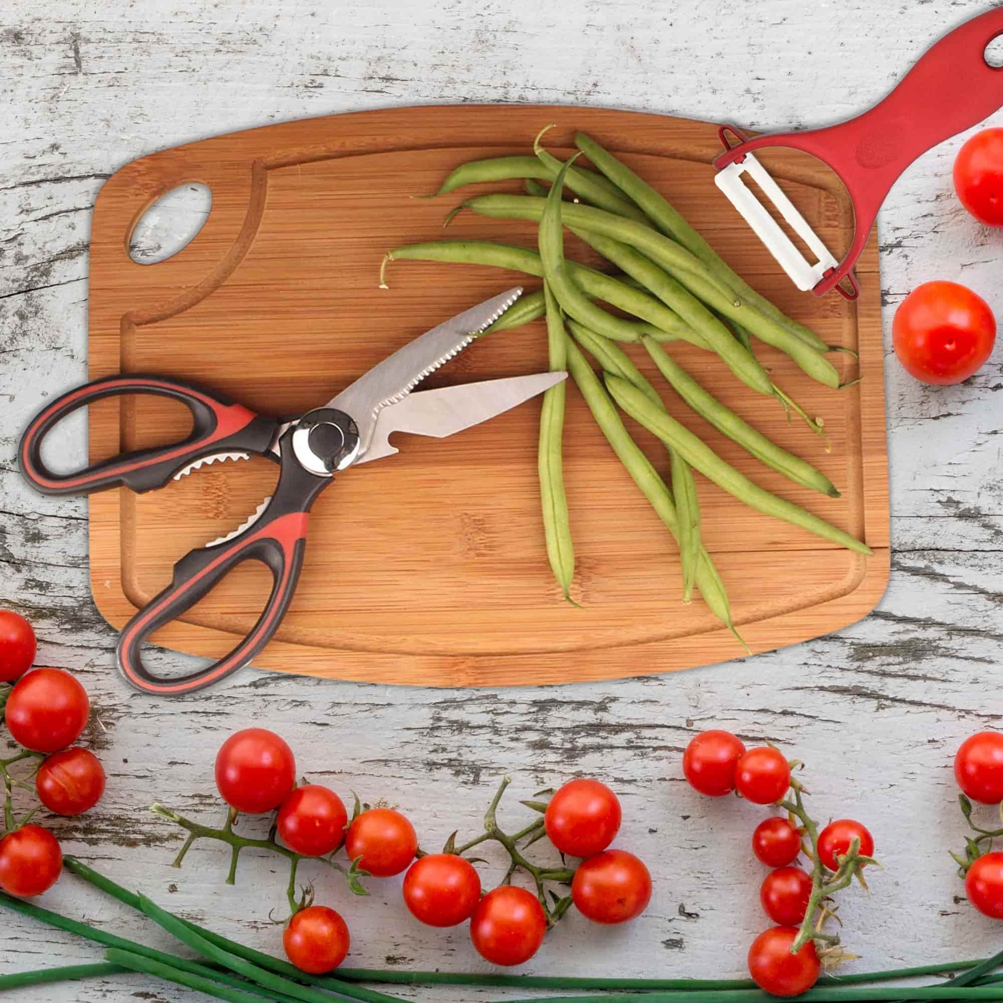 5-in-1 Kitchen Shears Set with Food Peeler - Image 2