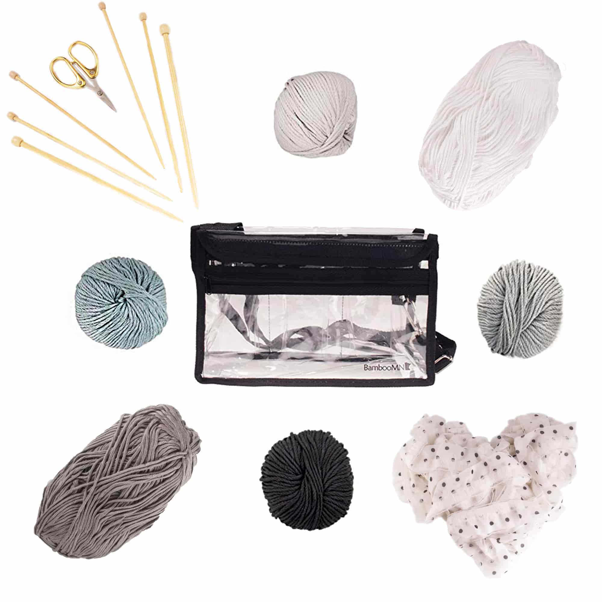 DIY Bamboo Yarn Knitting Kit - Image 3