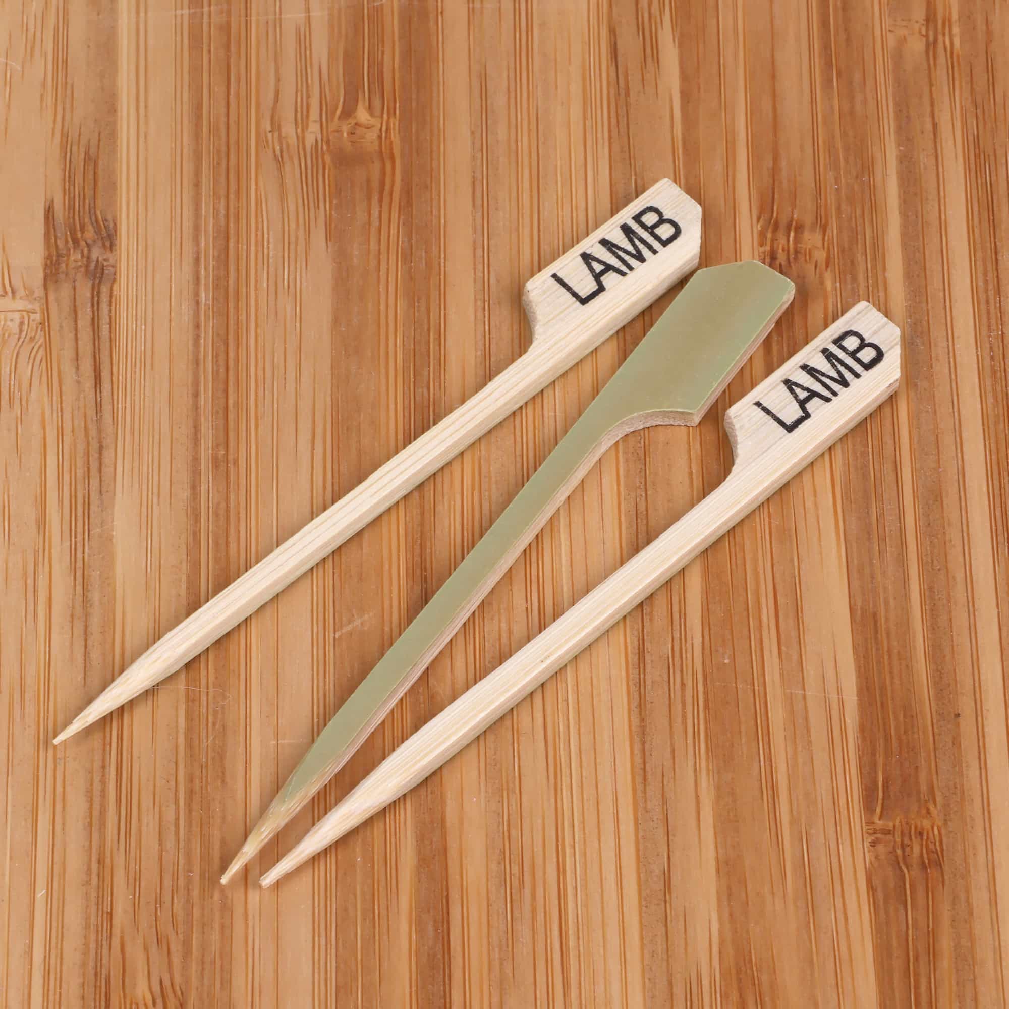 Lamb Paddle Bamboo Food Picks - Image 3