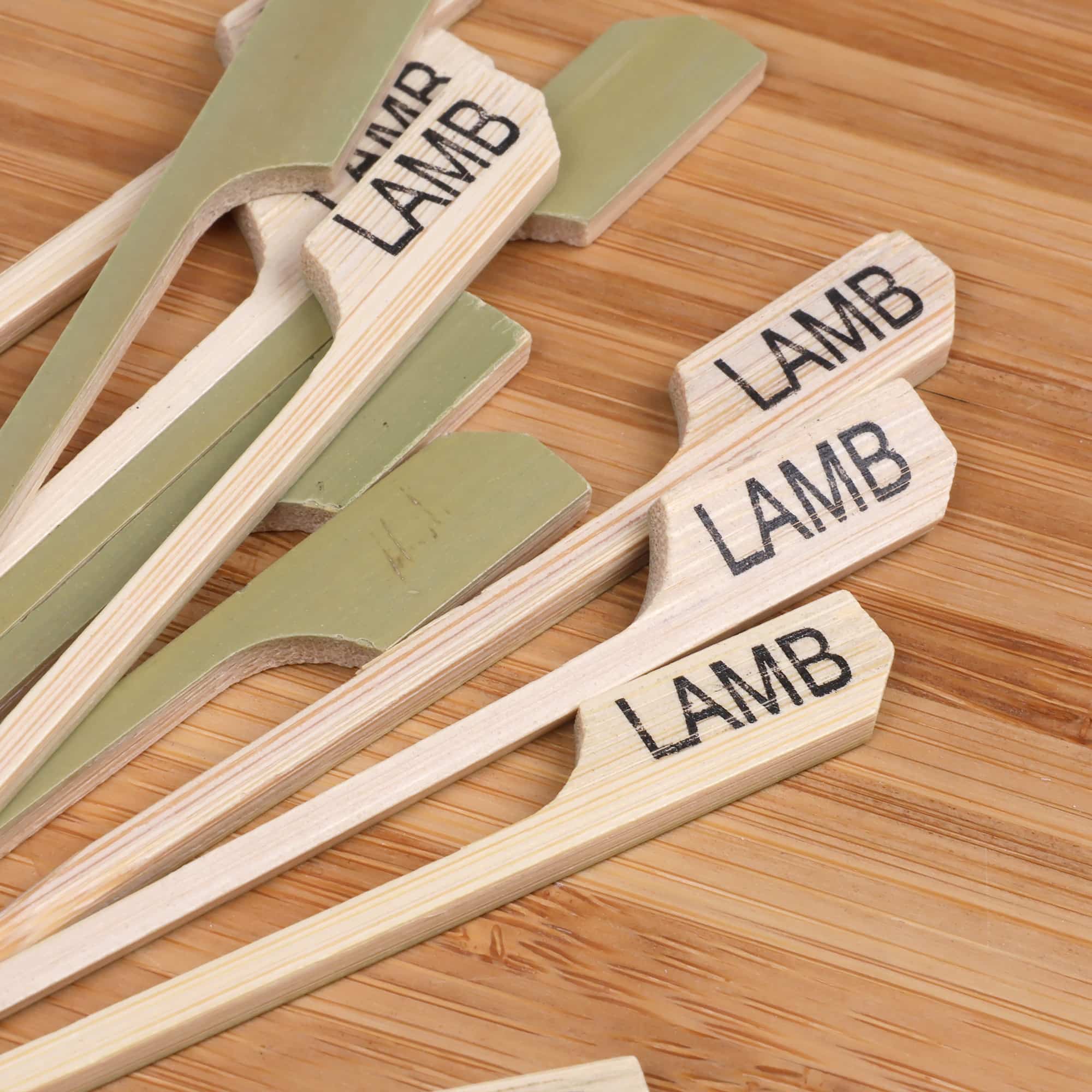 Lamb Paddle Bamboo Food Picks - Image 5