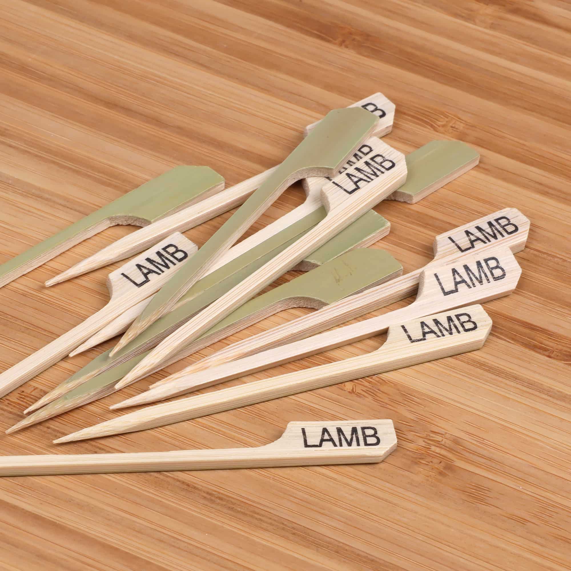 Lamb Paddle Bamboo Food Picks - Image 7