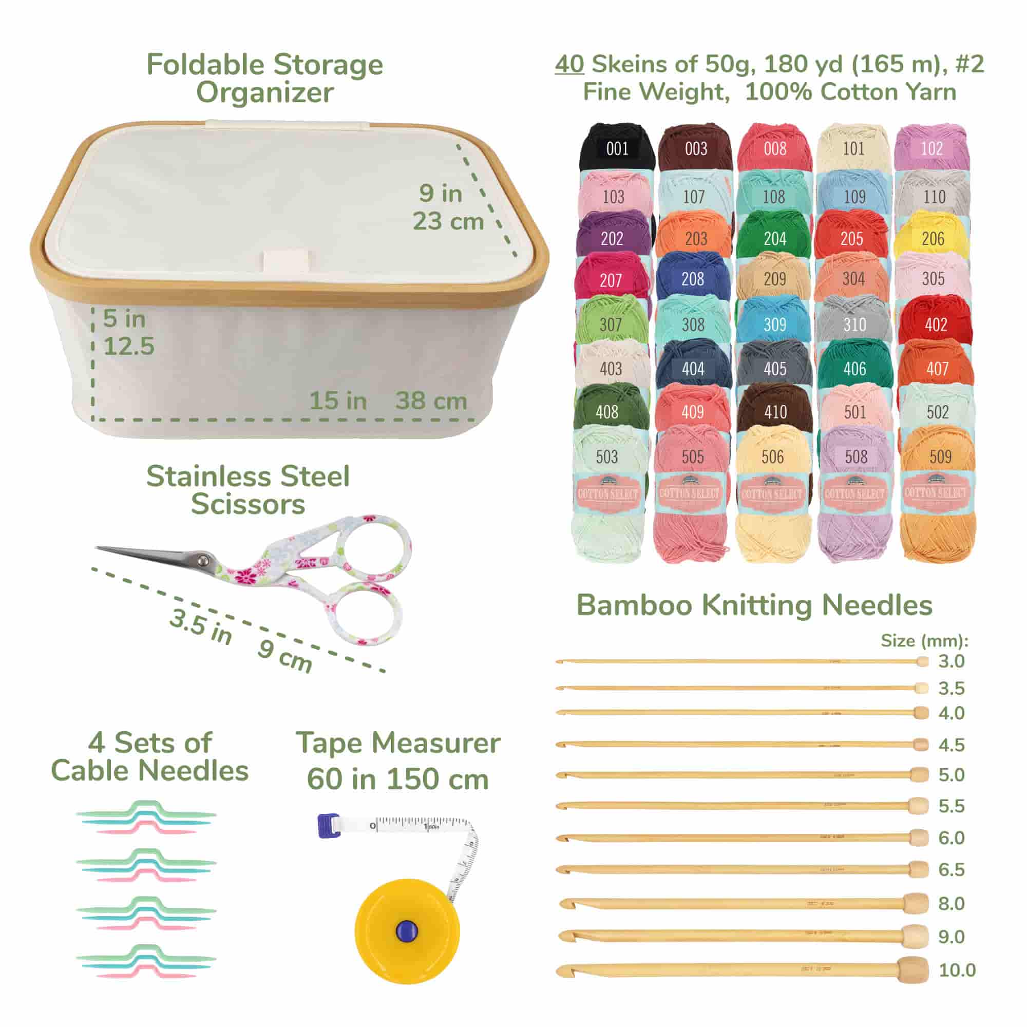Balls in a Box Cotton Select Yarn Crochet Kit - Image 3