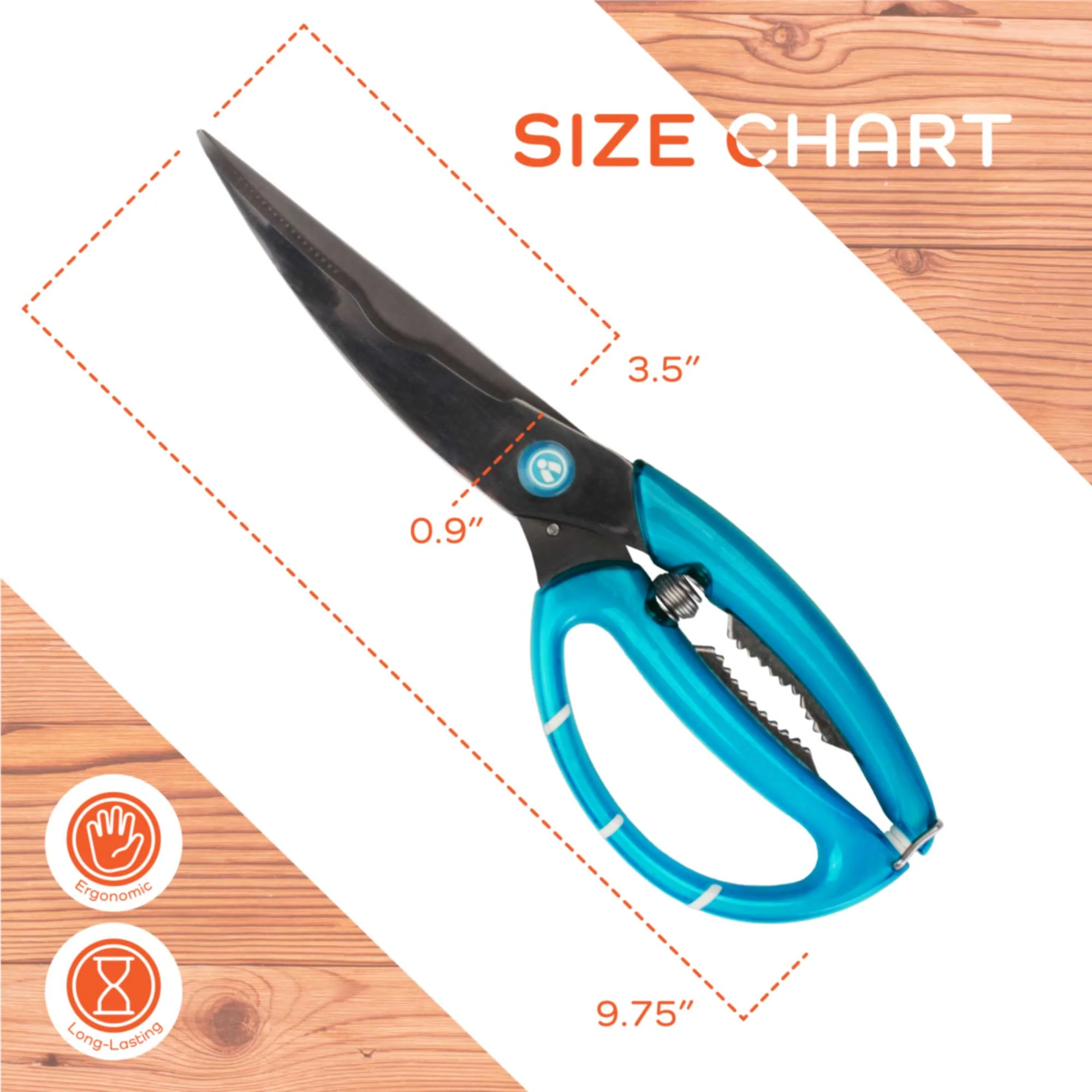 Master Butterfly Poultry 4-in-1 Kitchen Shears - Image 3