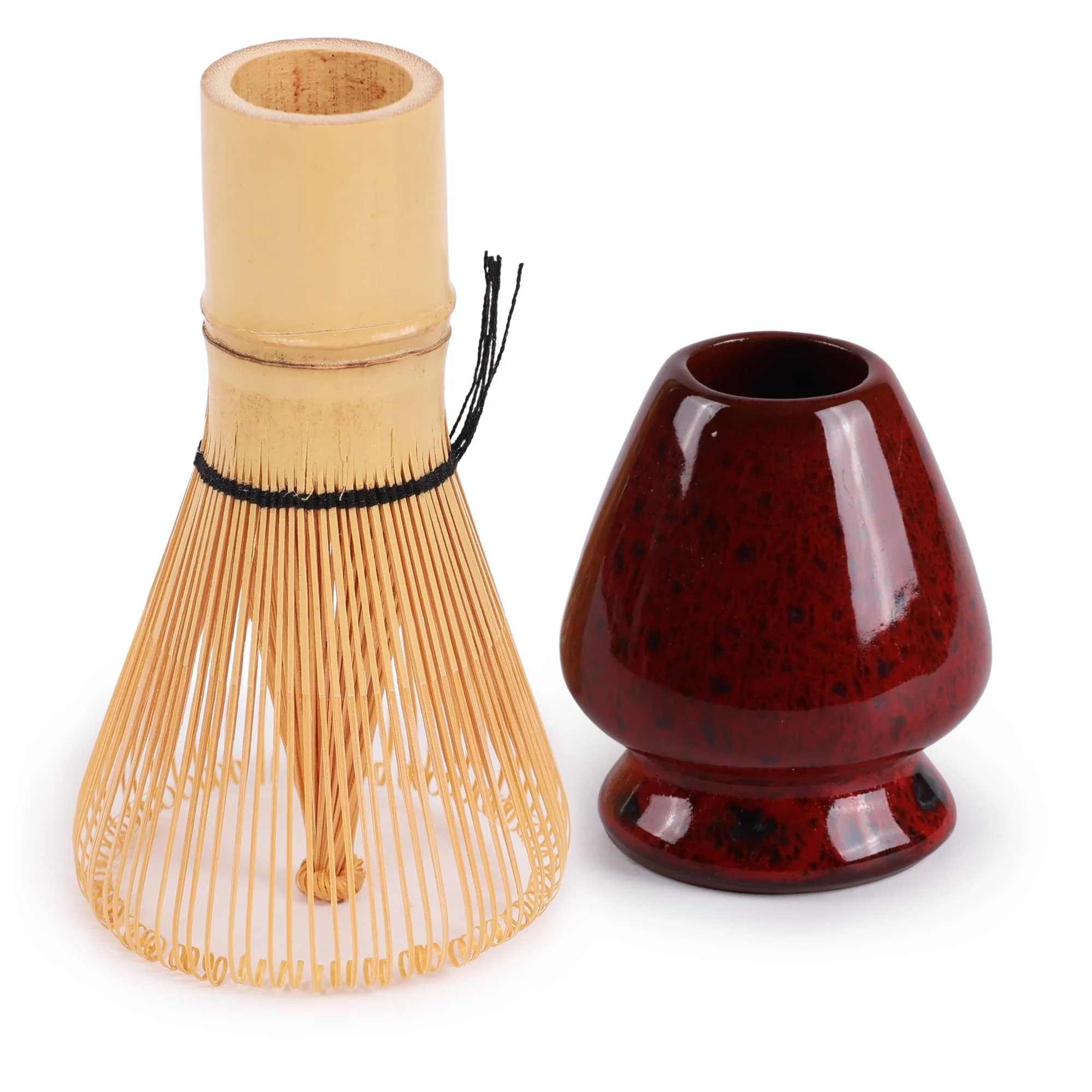 Matcha Tea Whisk Set - Bamboo Chasen and Whisk Holder Rest Set - Image 10