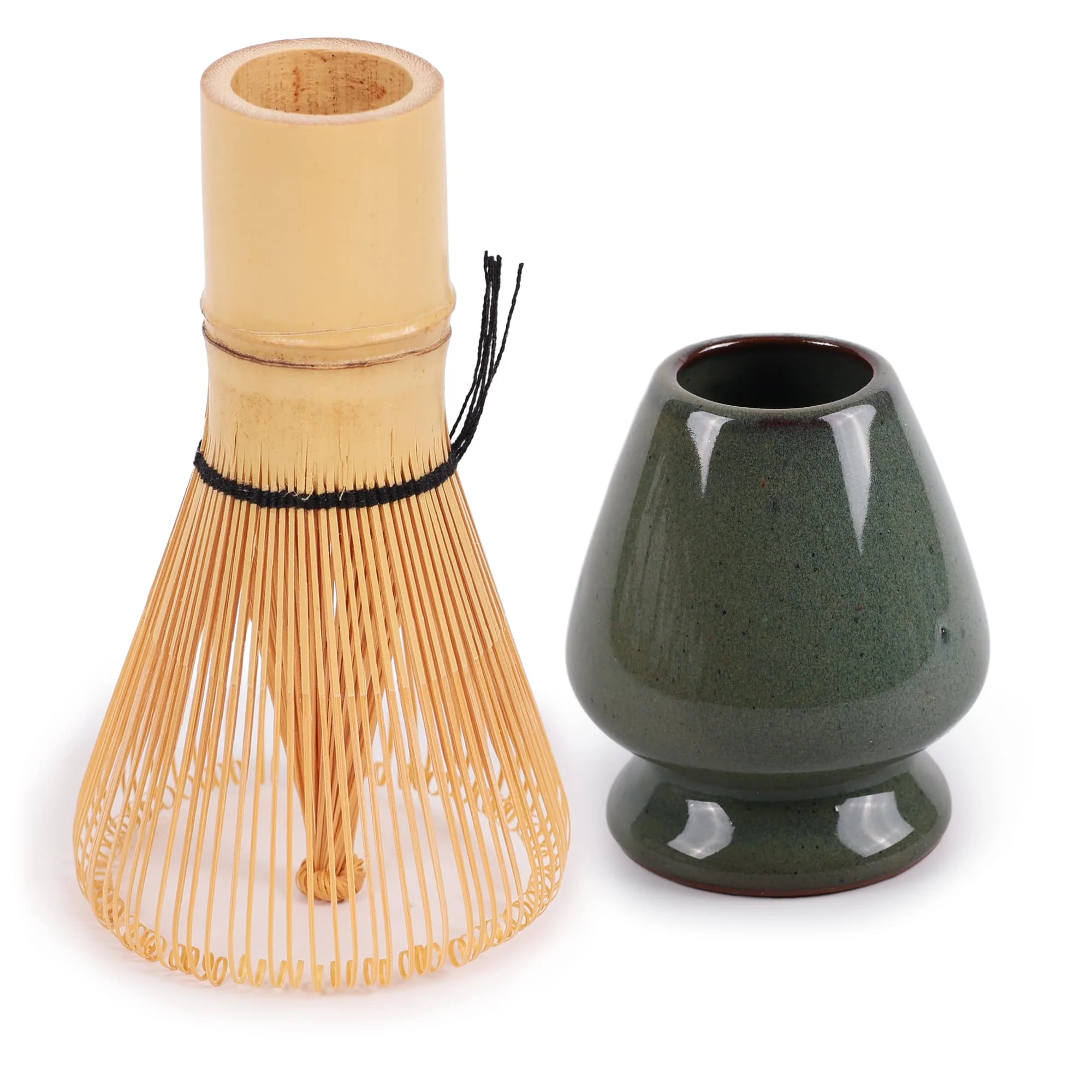 Matcha Tea Whisk Set - Bamboo Chasen and Whisk Holder Rest Set - Image 24