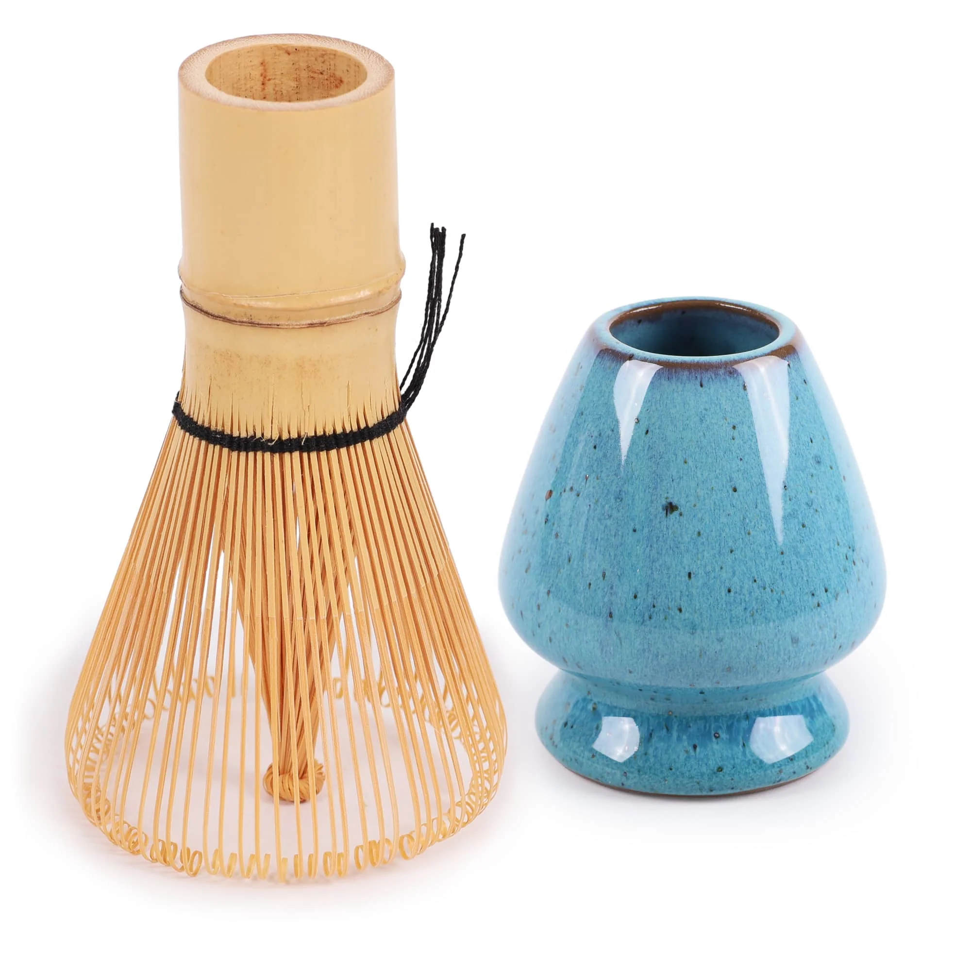 Matcha Tea Whisk Set - Bamboo Chasen and Whisk Holder Rest Set - Image 25