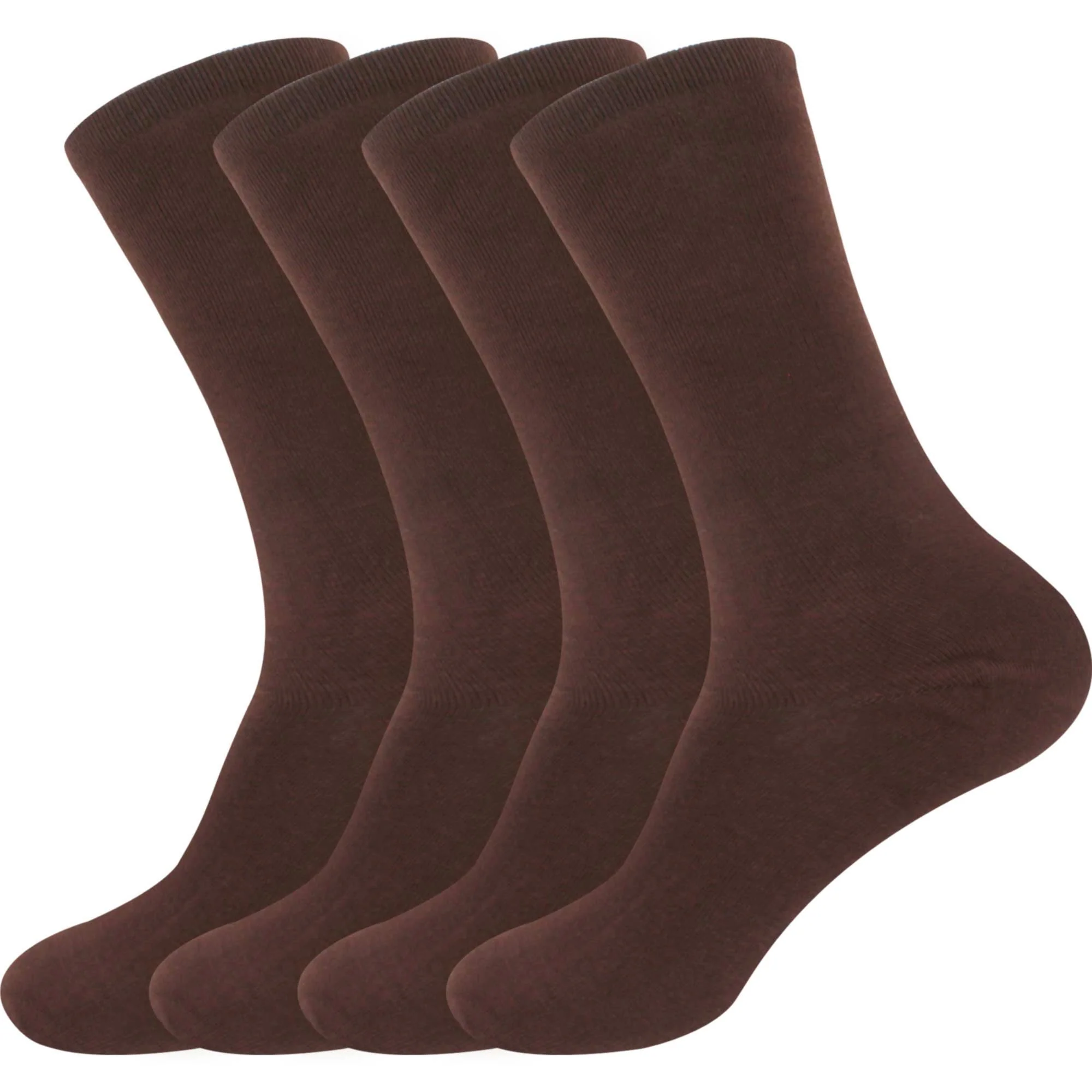 Men's Bamboo Mid-Calf Socks: 4 Pairs - Image 10