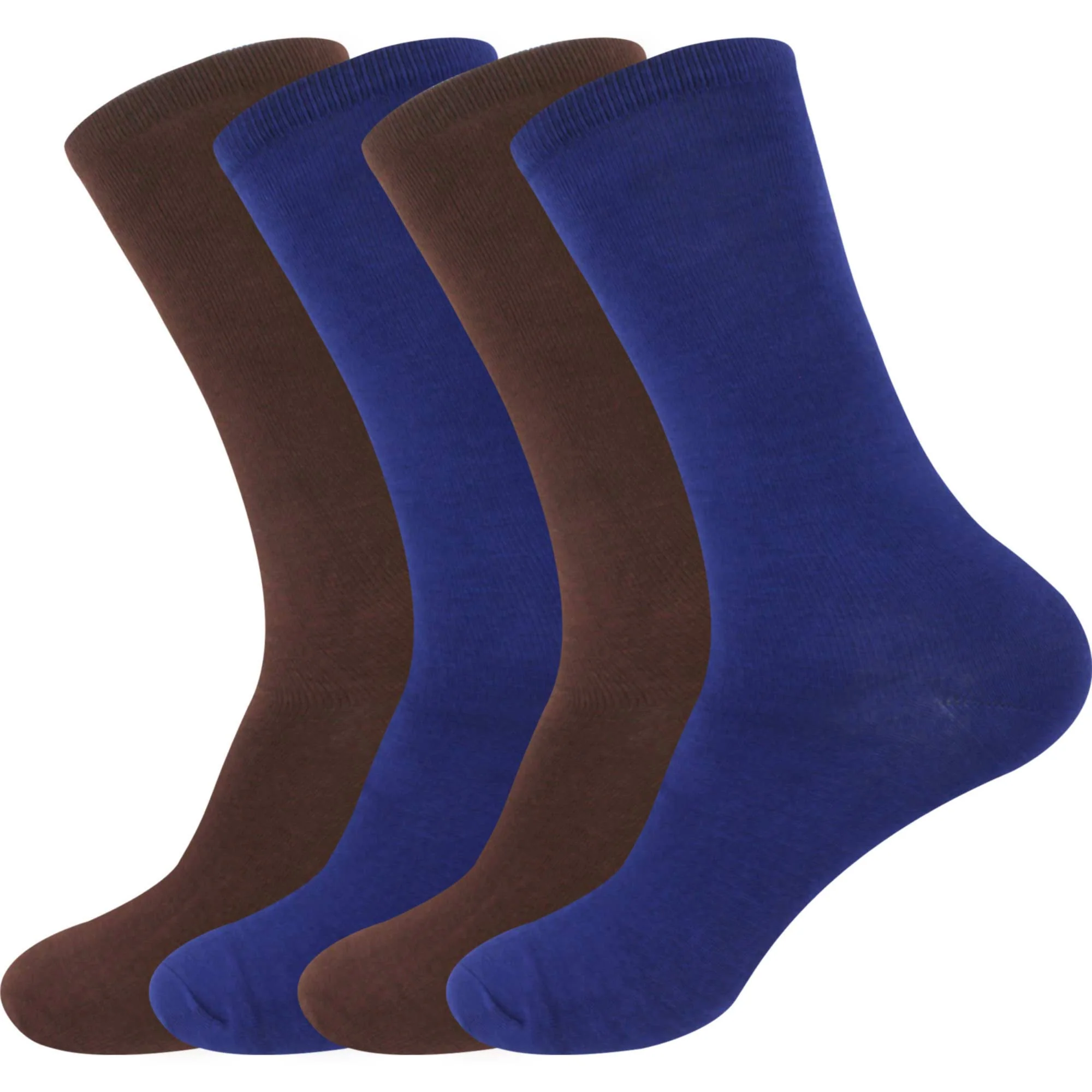 Men's Bamboo Mid-Calf Socks: 4 Pairs - Image 14