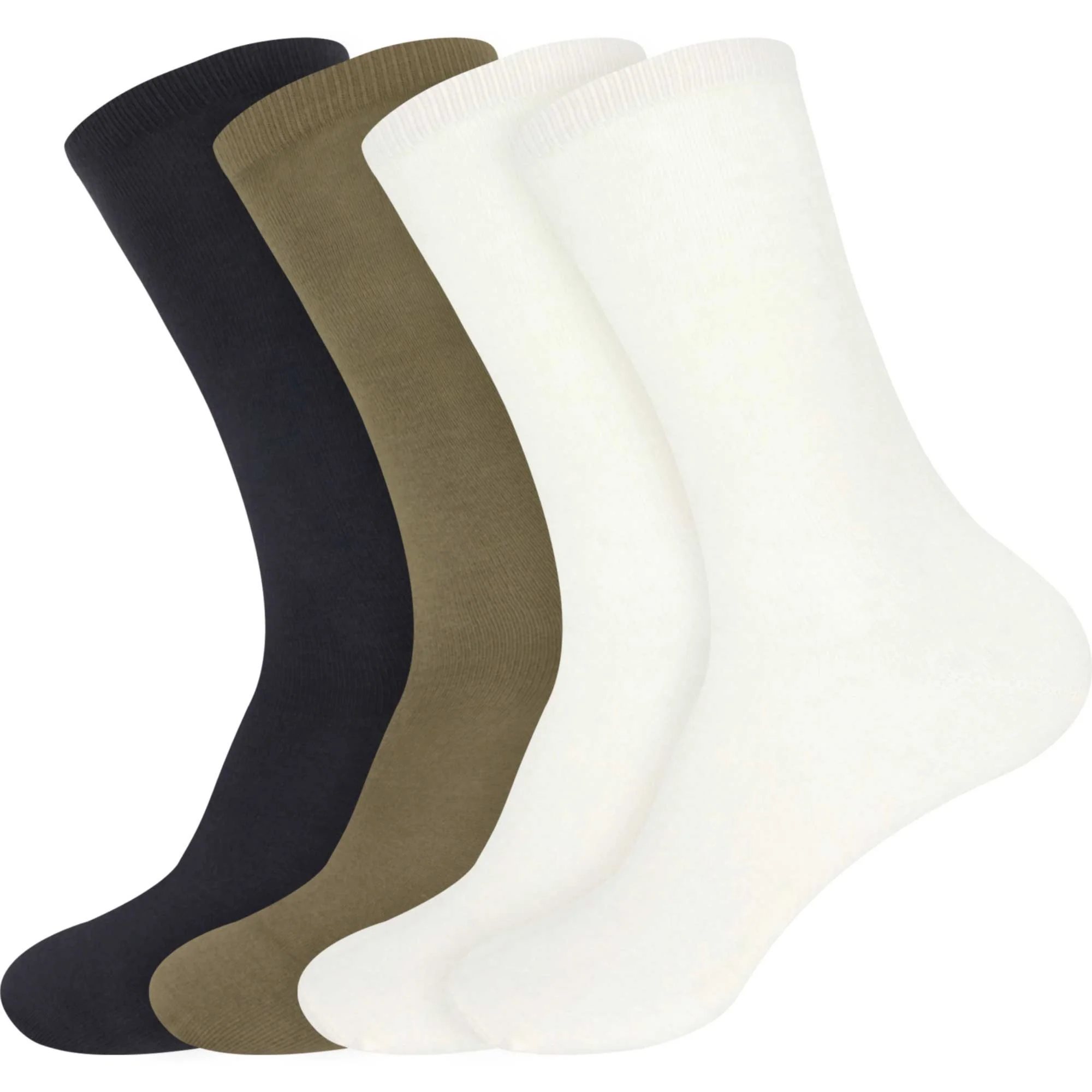 Men's Bamboo Mid-Calf Socks: 4 Pairs - Image 16