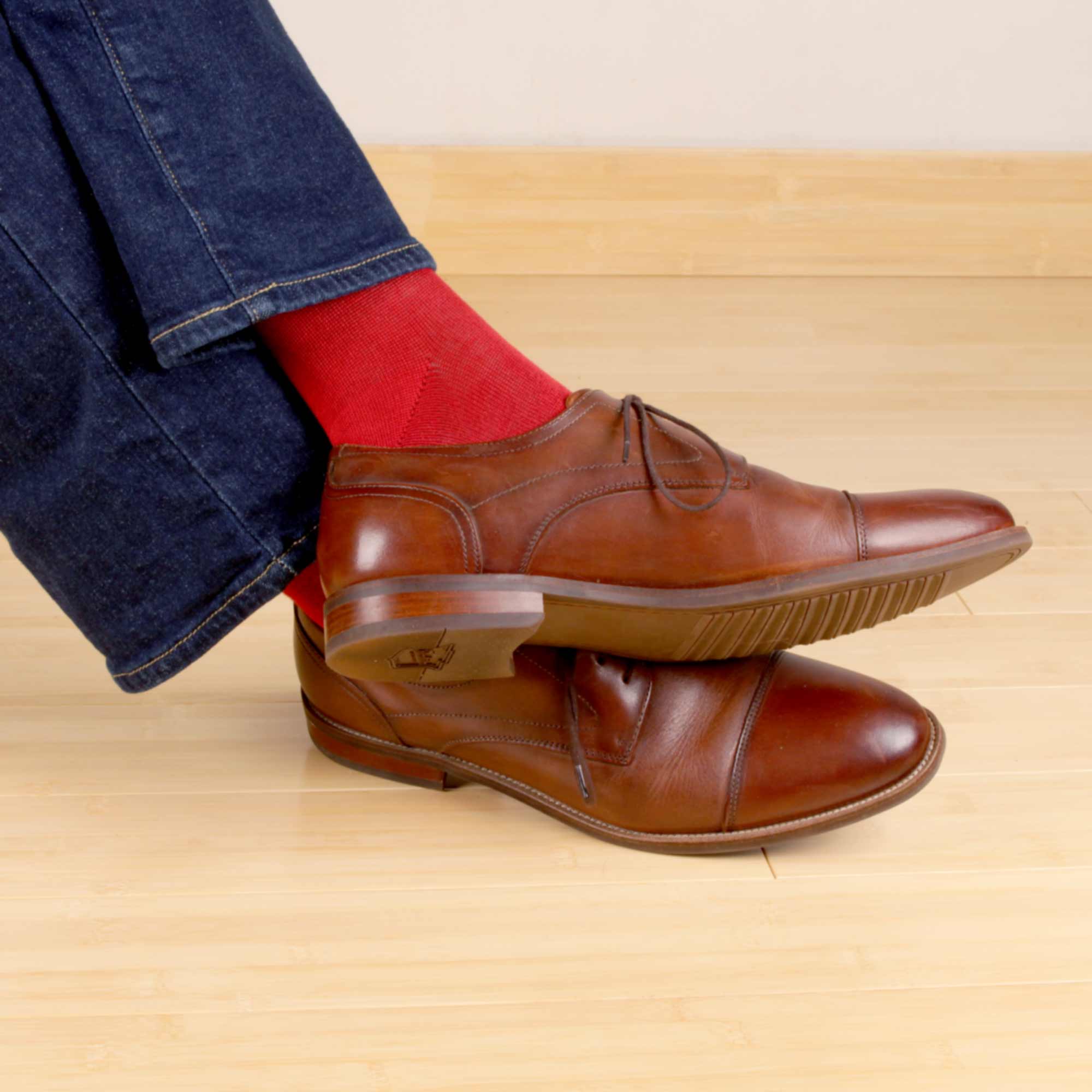 Men's Bamboo Mid-Calf Socks: 4 Pairs - Image 2