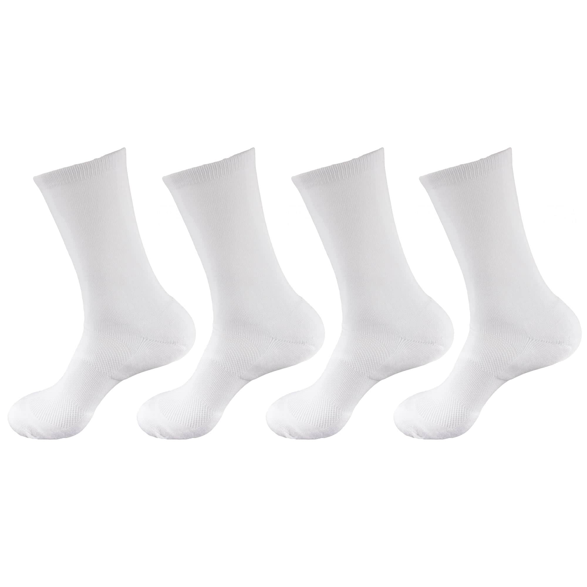 Men's Bamboo Cushioned Crew Socks: 4 Pairs - Image 10
