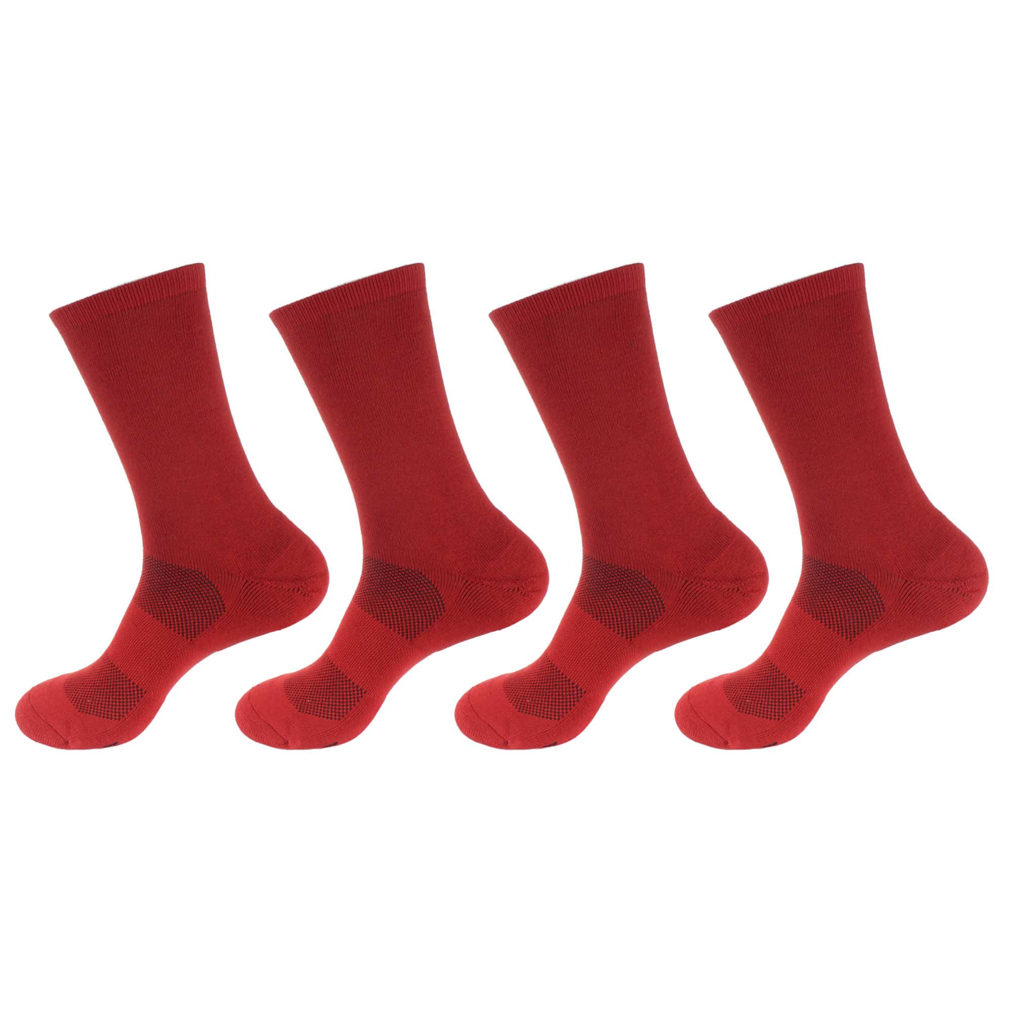 Men's Bamboo Cushioned Crew Socks: 4 Pairs - Image 13