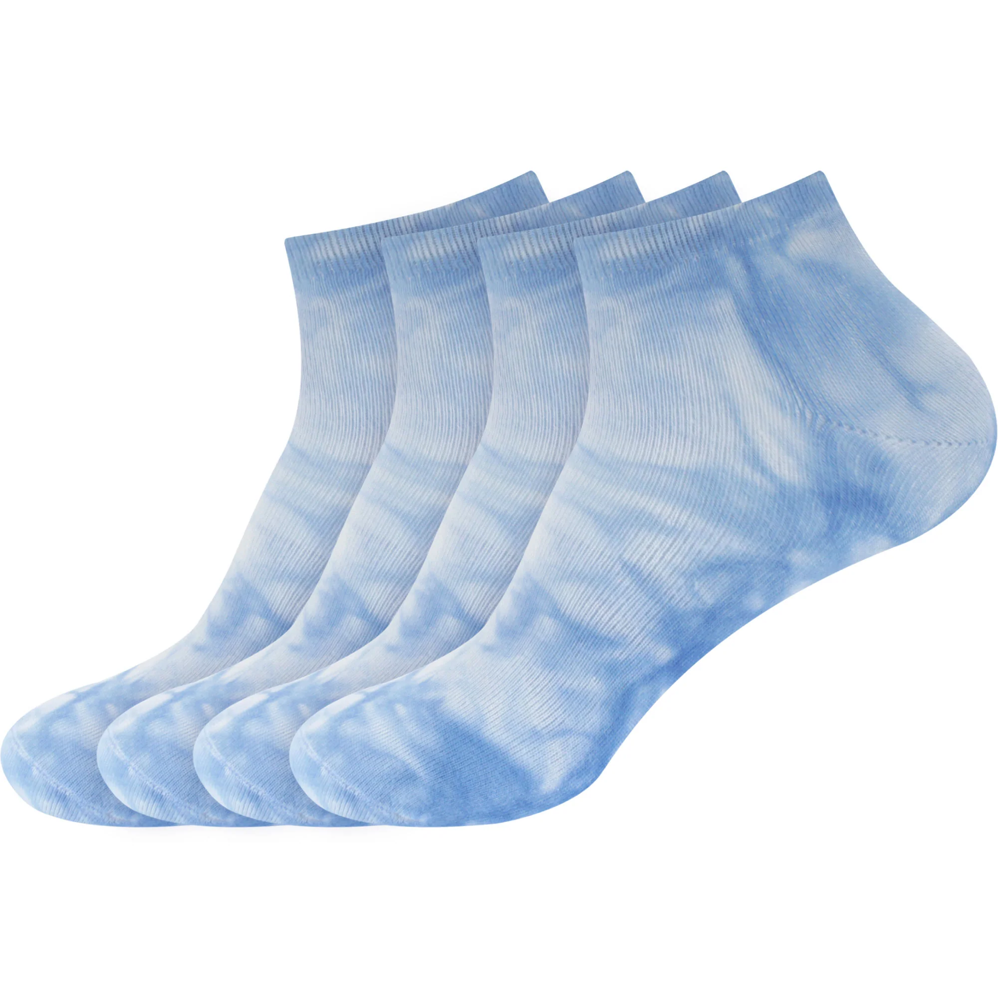 Men's Bamboo Tie Dye Ankle Socks: 4 Pairs - Image 13