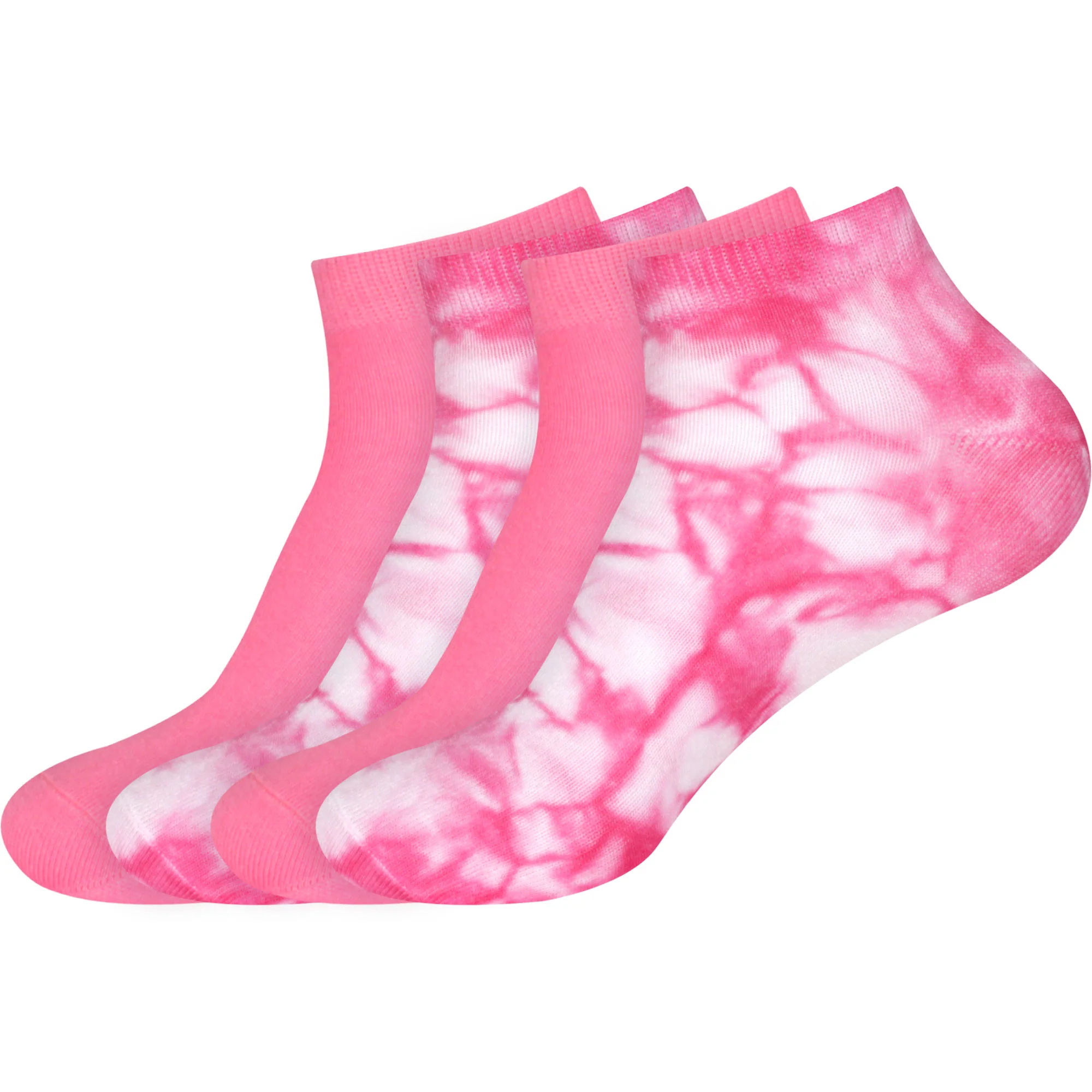 Men's Bamboo Tie Dye Ankle Socks: 4 Pairs - Image 17
