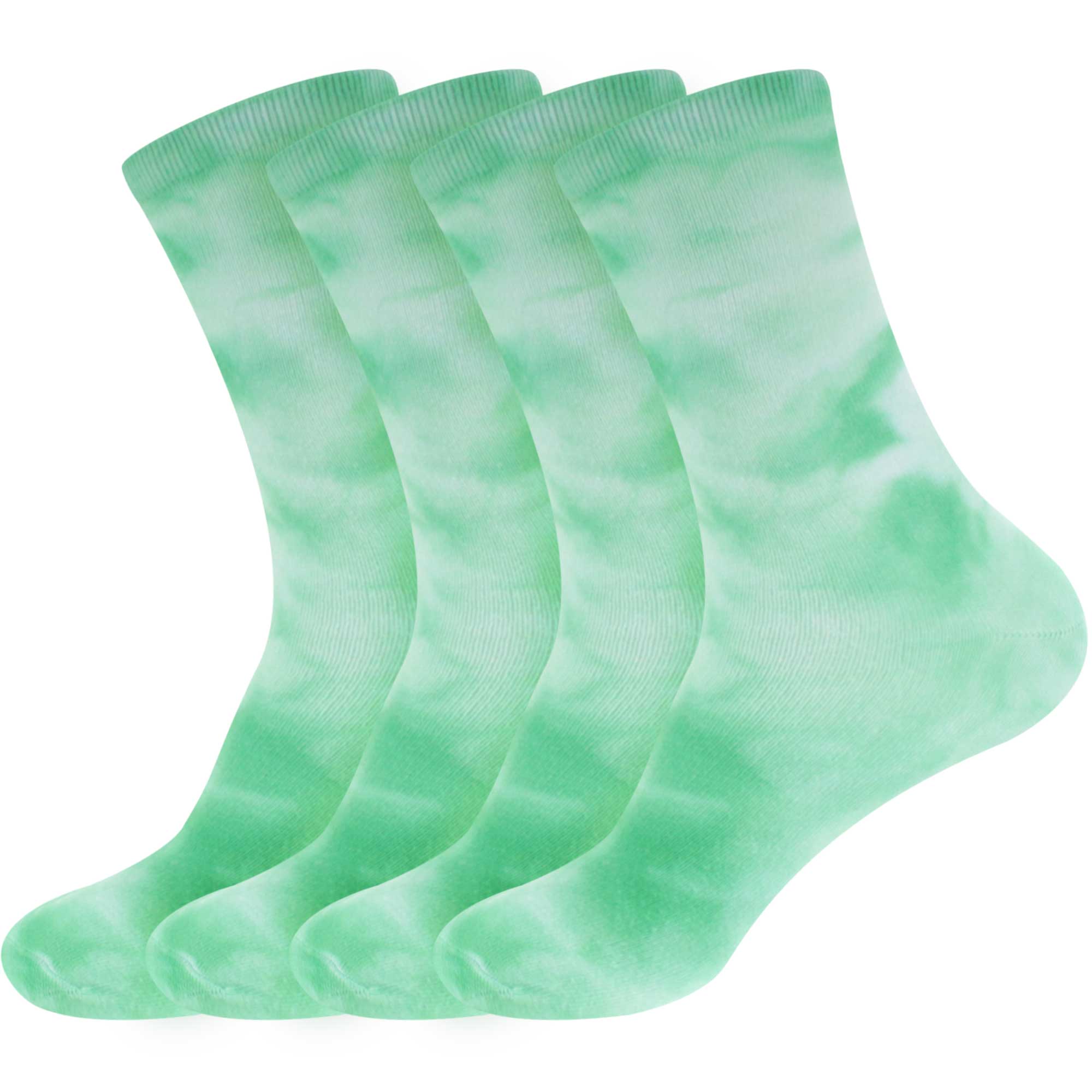 Men's Bamboo Tie Dye Crew Socks: 4 Pairs - Image 12