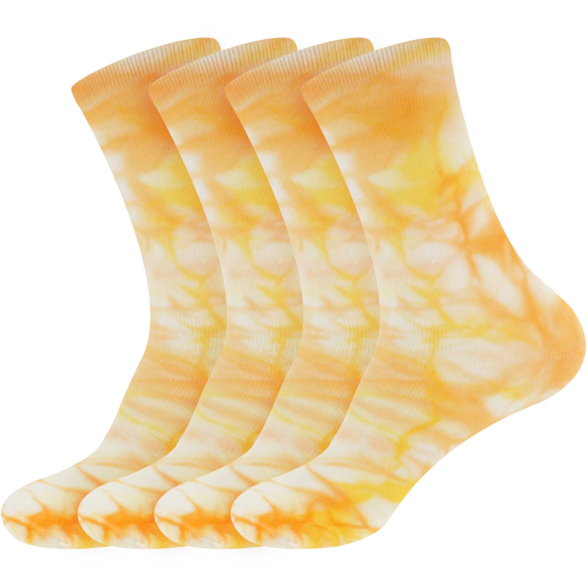 Men's Bamboo Tie Dye Crew Socks: 4 Pairs - Image 16